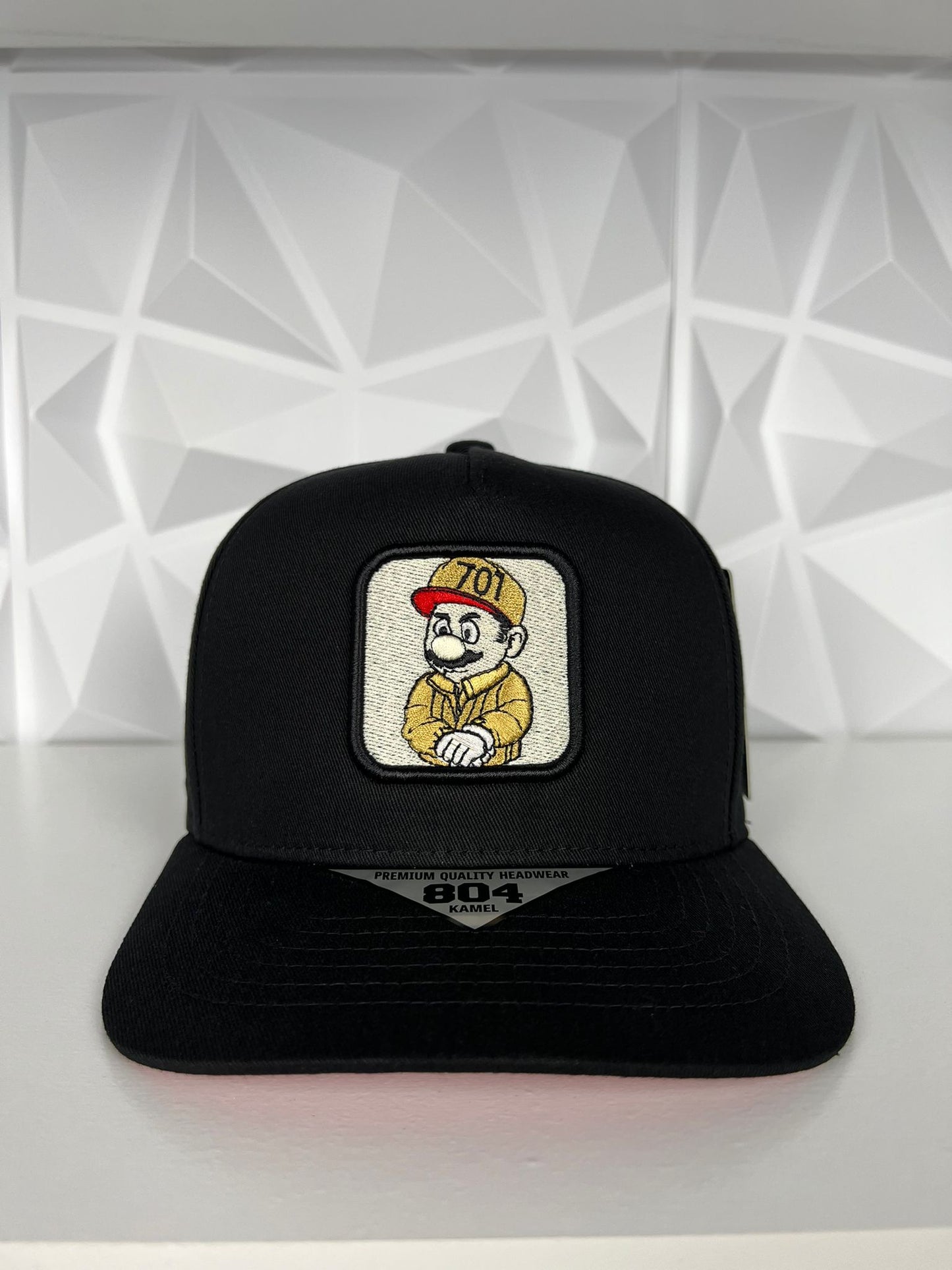 Niño de la tuna SnapBack gorro-negro/rojo