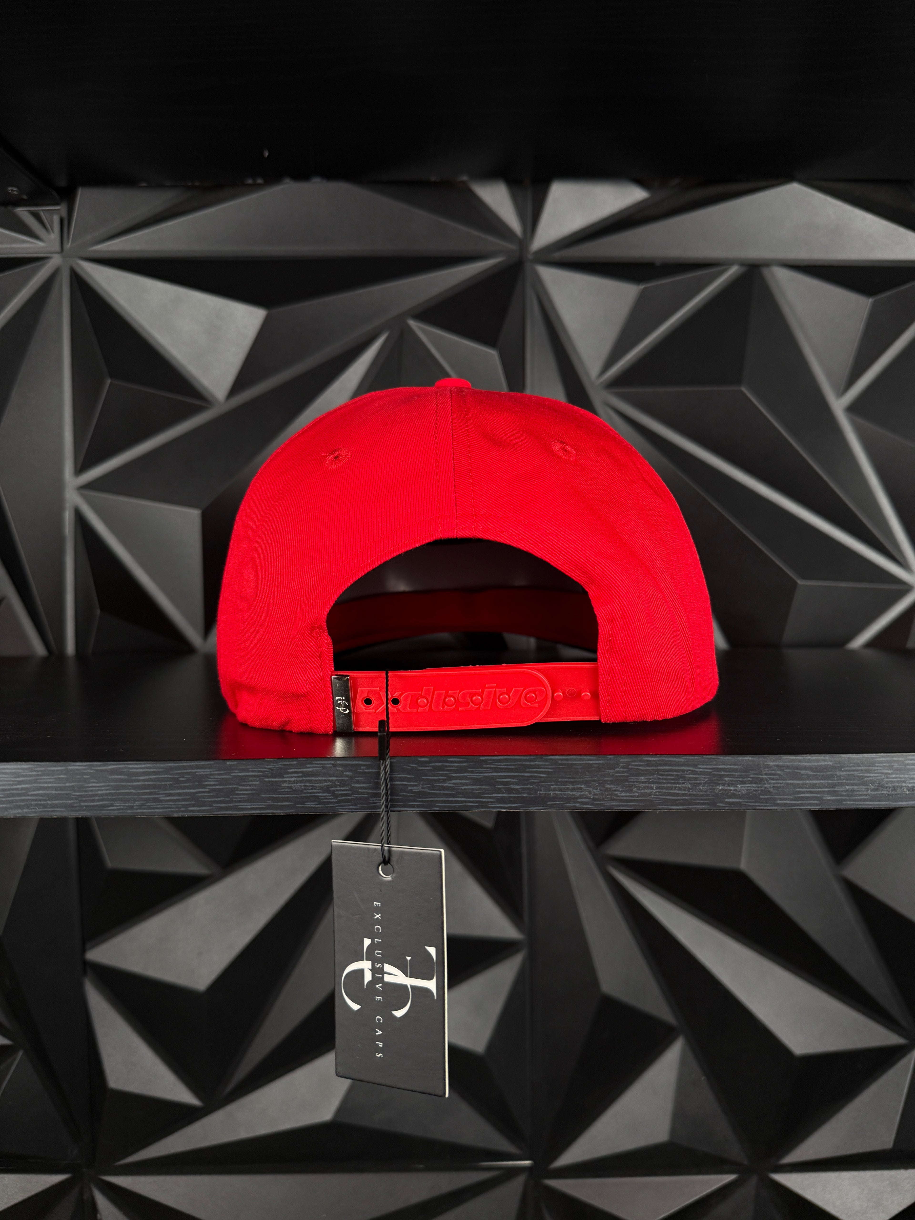Exclusive caps escudo de Sinaloa SnapBack hat-Black/Red Cotton