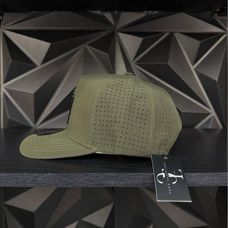 Poker plate SnapBack hat-olive Green hydro