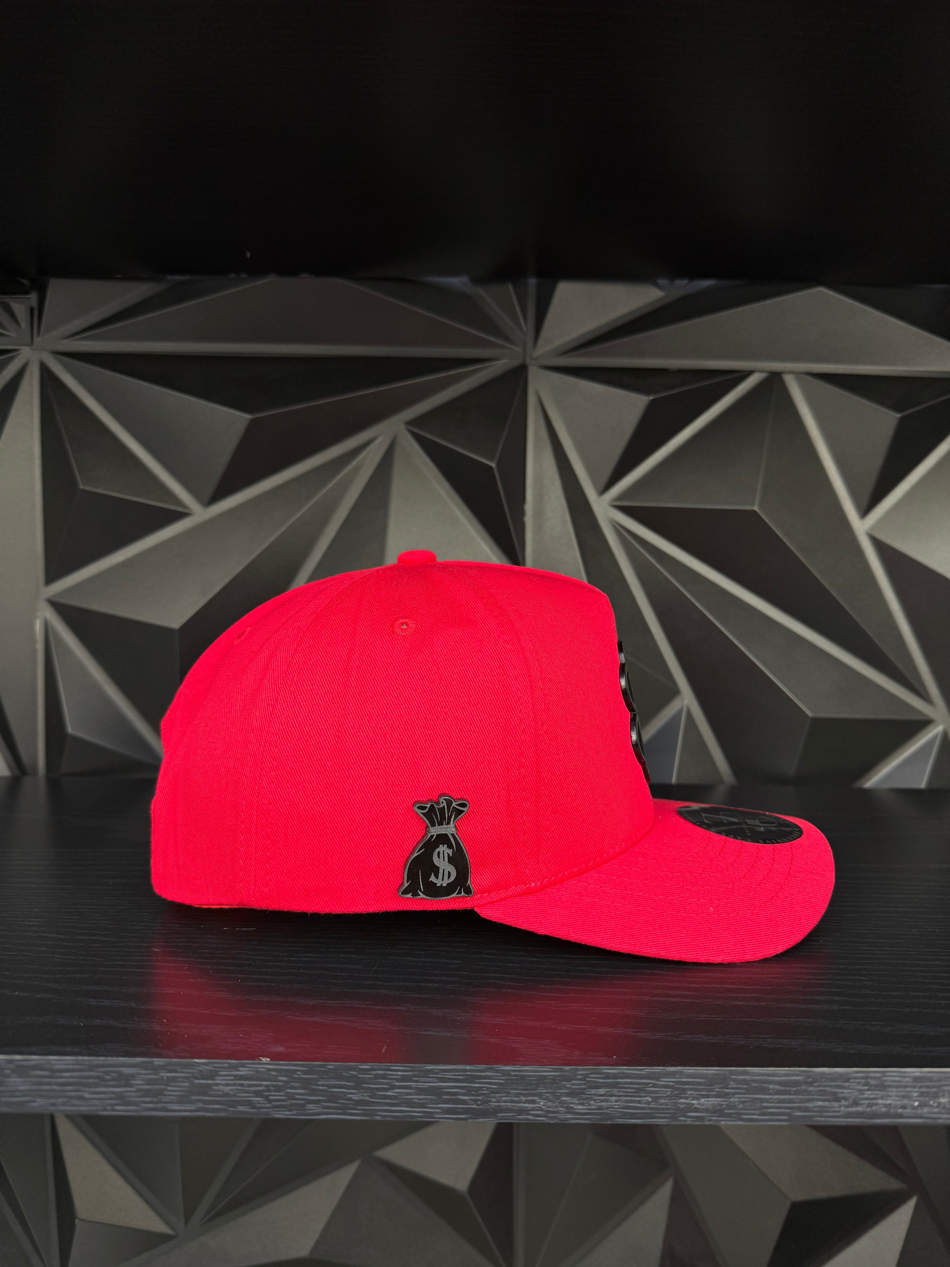 Trébol SnapBack hat-red