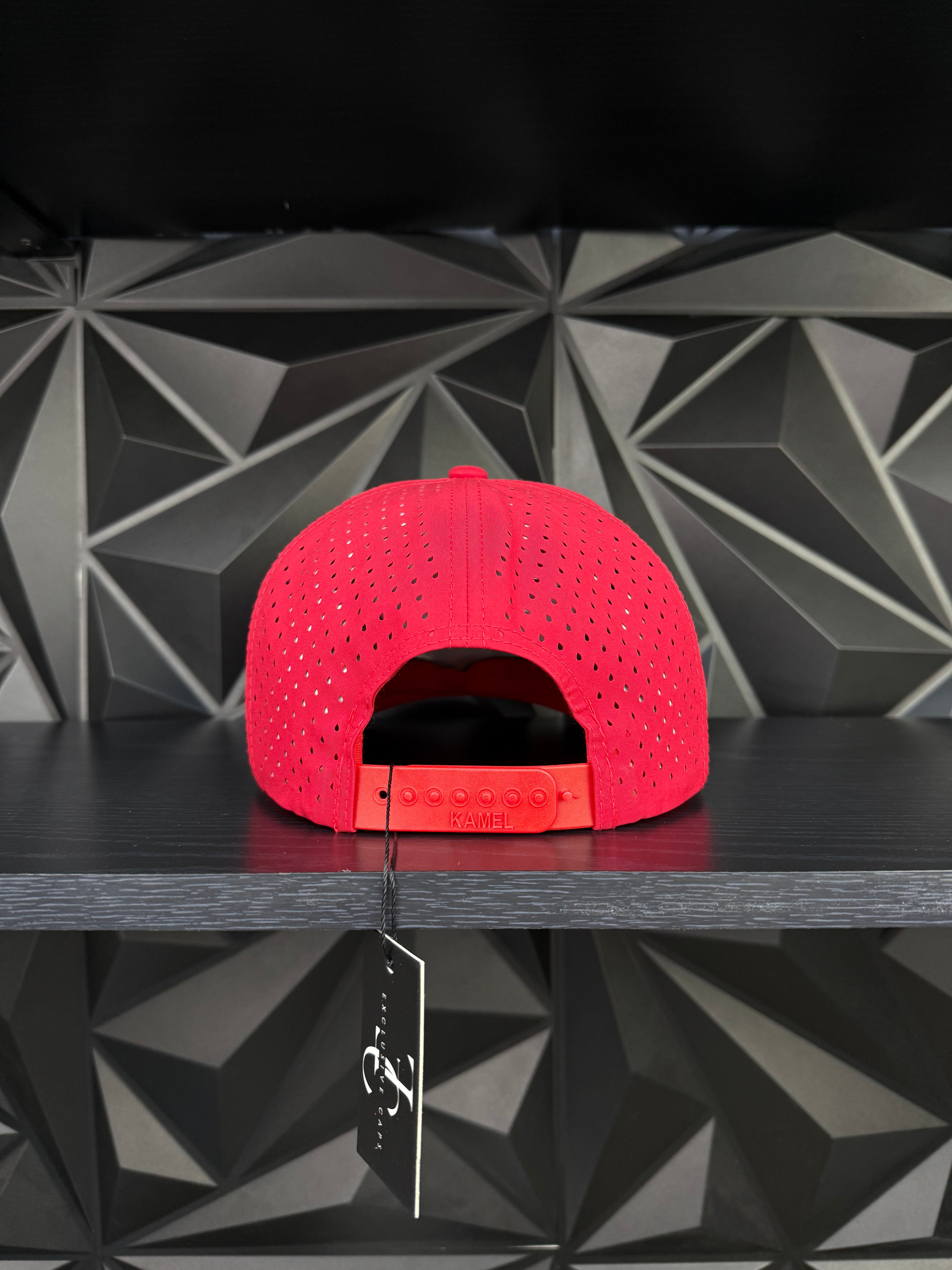 Toluca SnapBack hat-Red Hydro