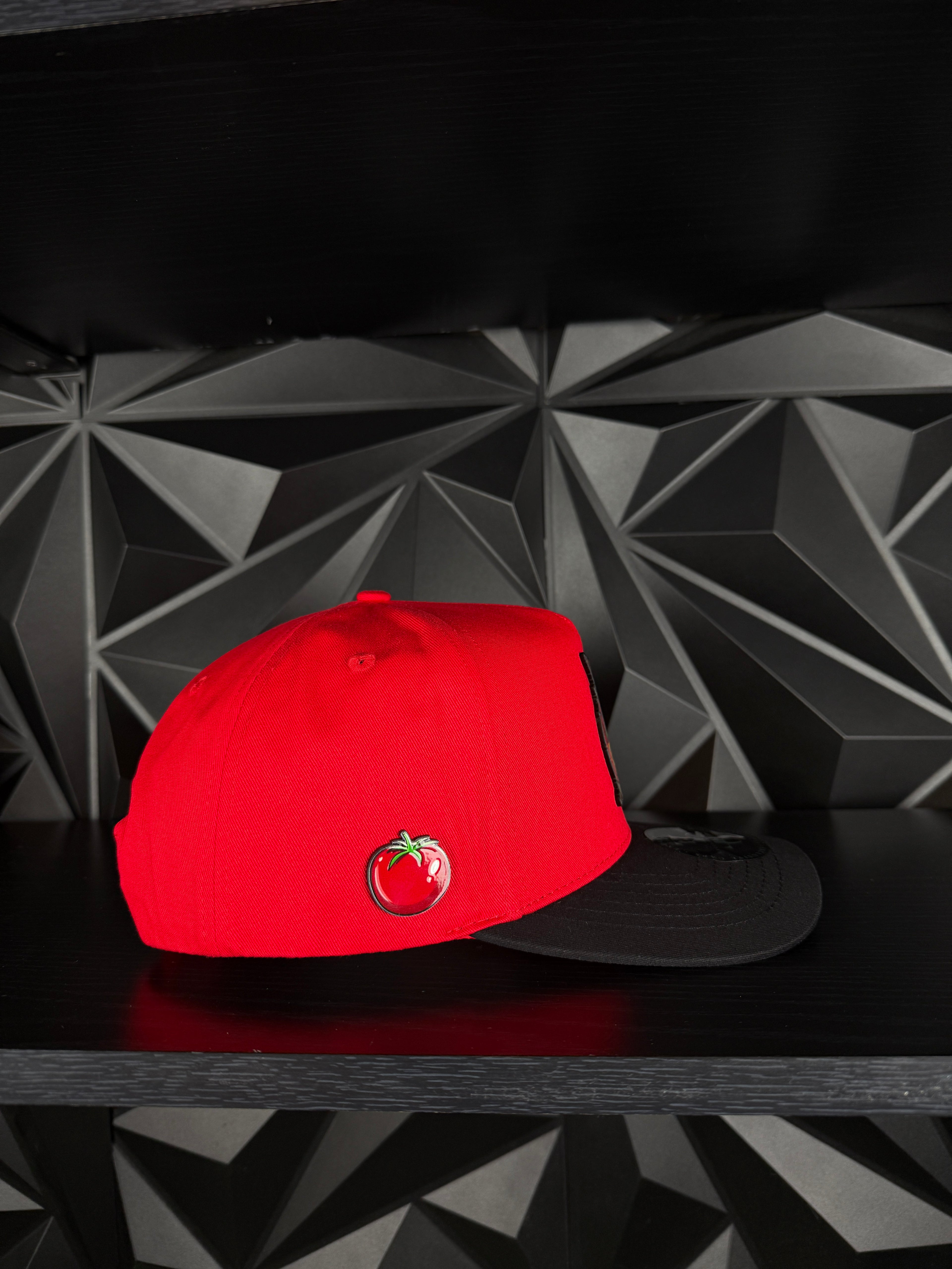 Exclusive caps Escudo de chihuahua SnapBack hat-Red/Black Cotton