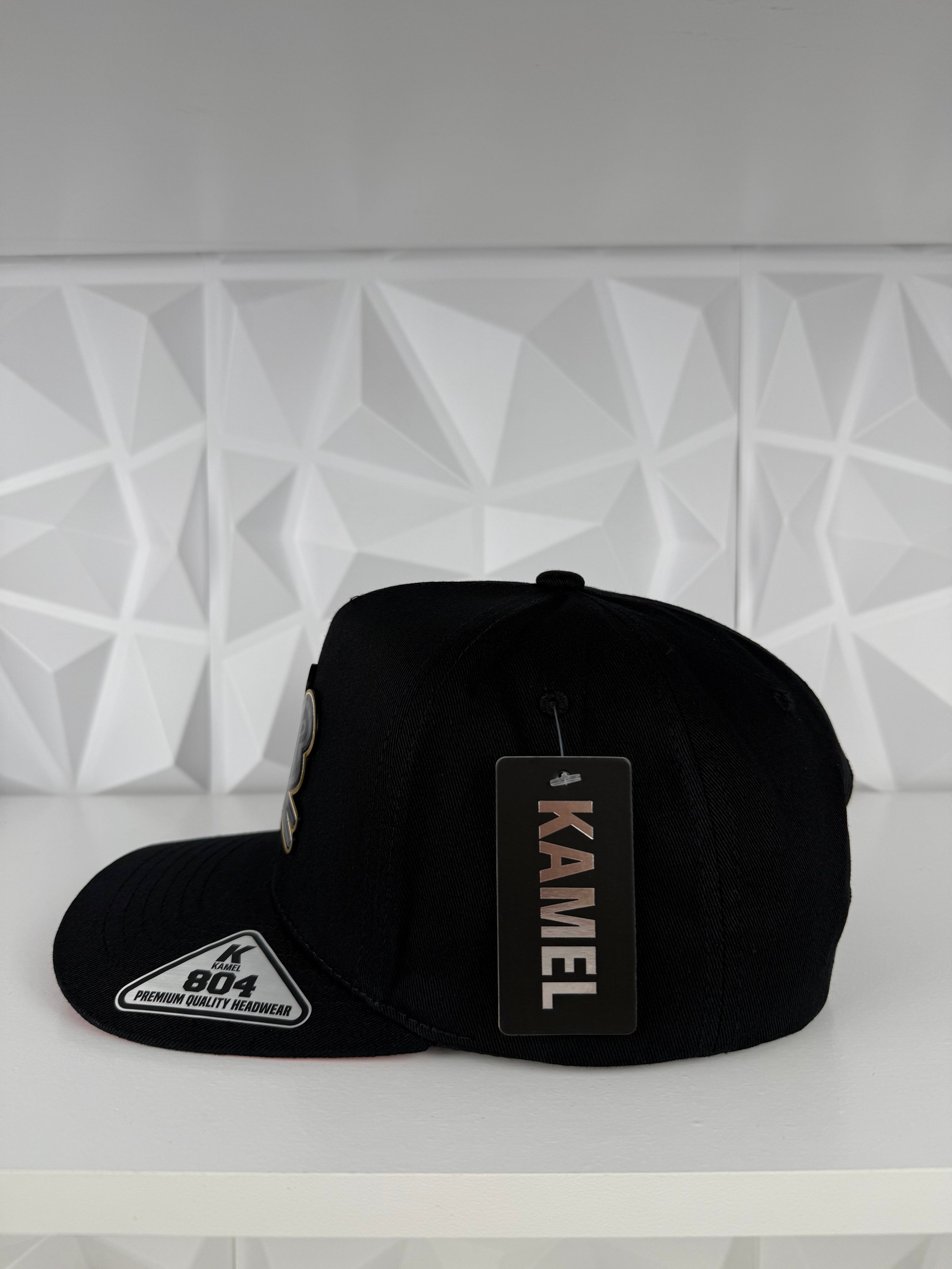 Black Panther SnapBack Hat-Black/Red