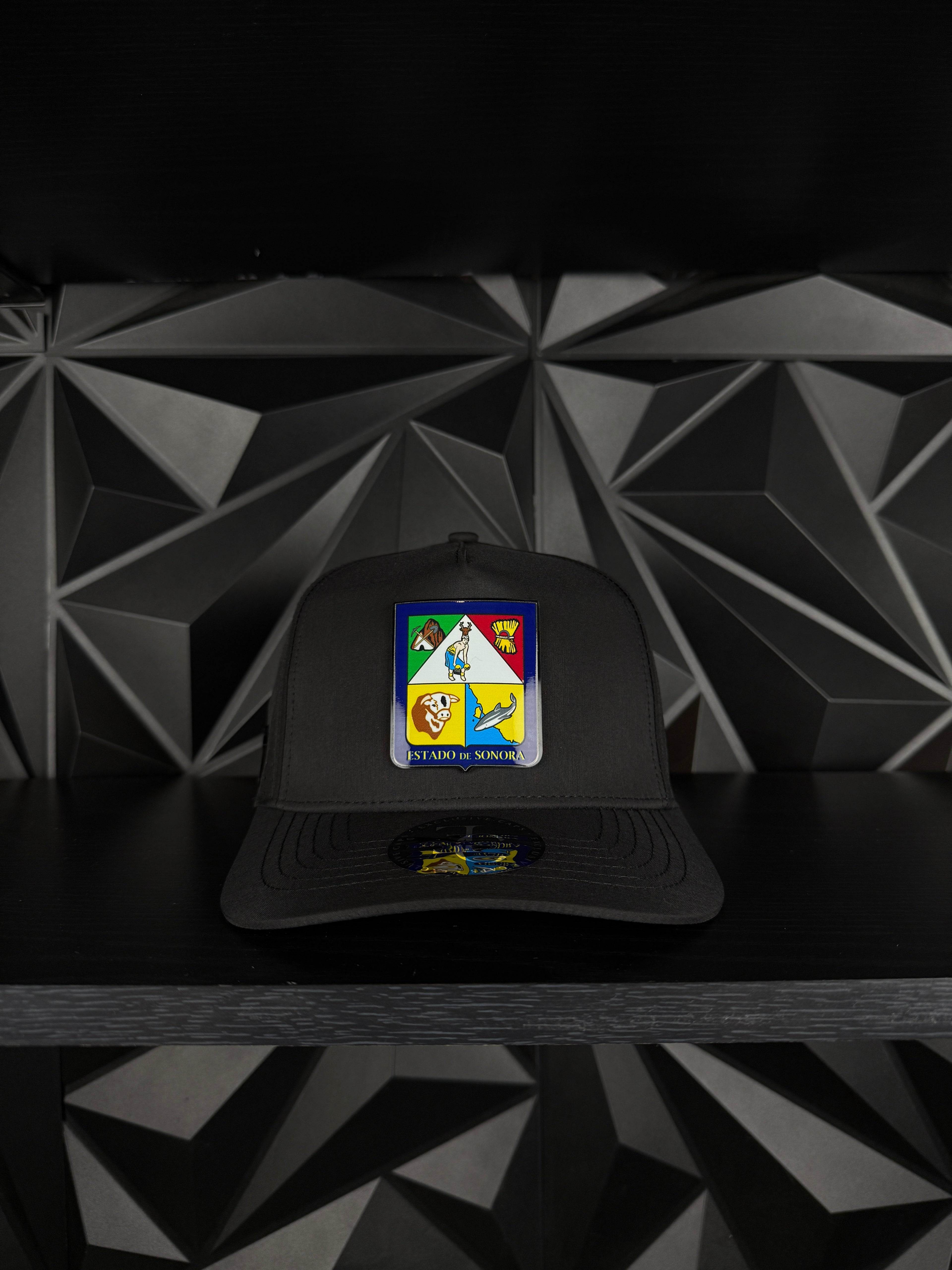 Exclusive caps Escudo de Sonora  SnapBack hat- Black Hydro