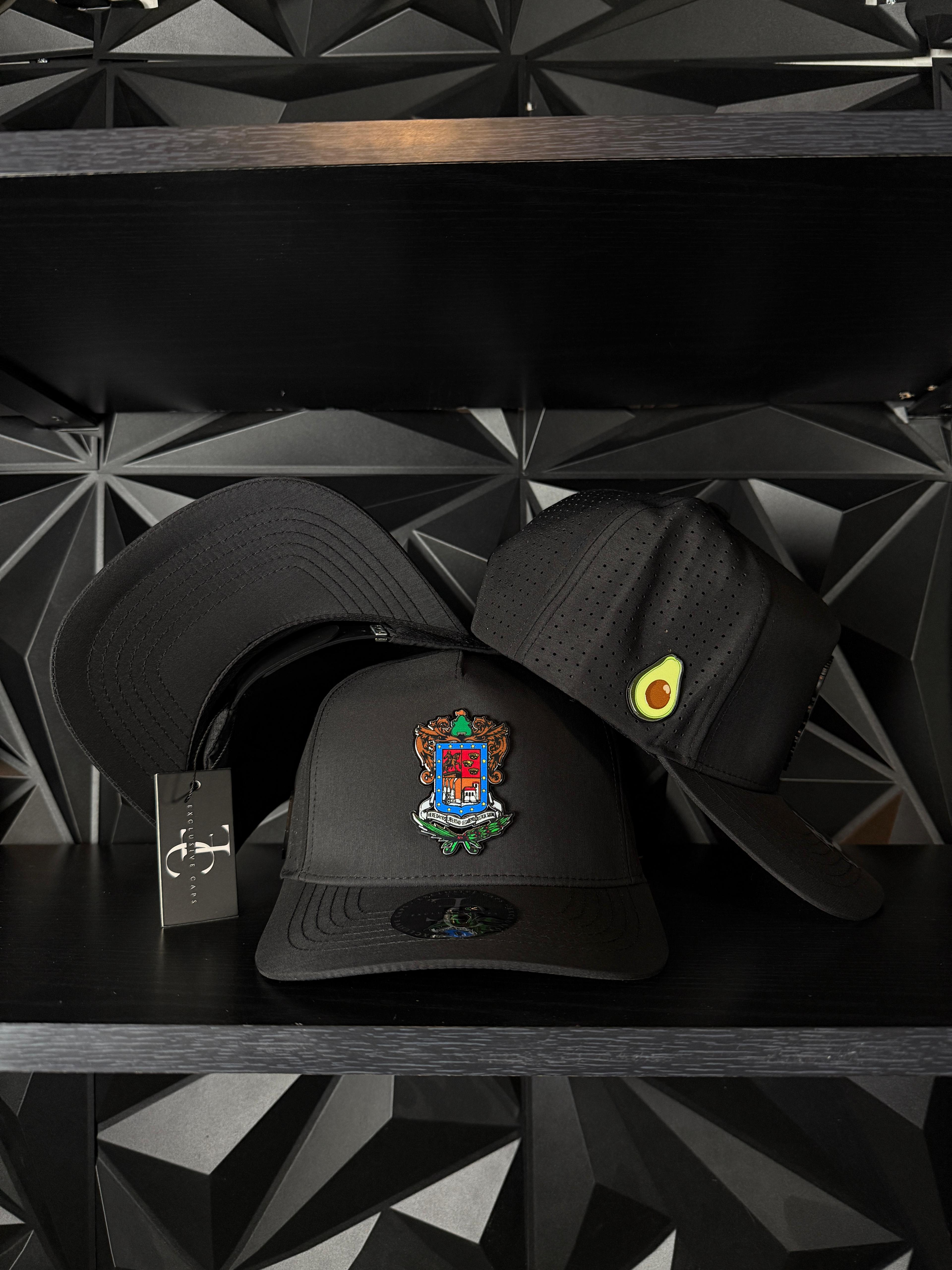 Exclusive caps escudo de Michoacán SnapBack hat-Black Hydro