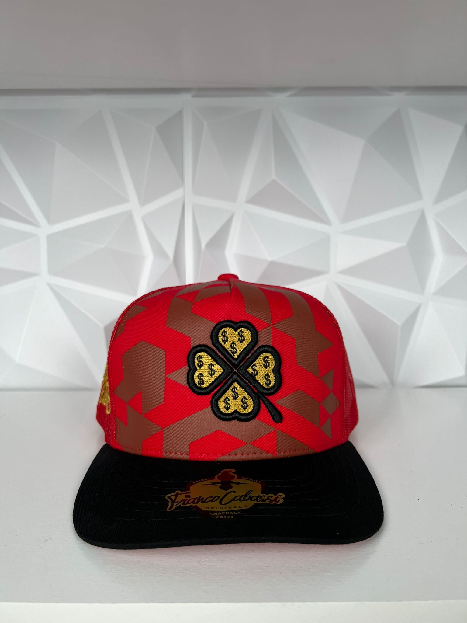 Trébol Gorra - Roja camuflaje
