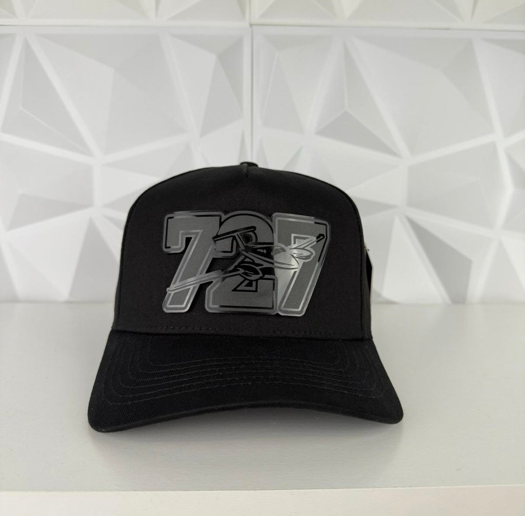 727 Carrillo SnapBack Gorra-Negra