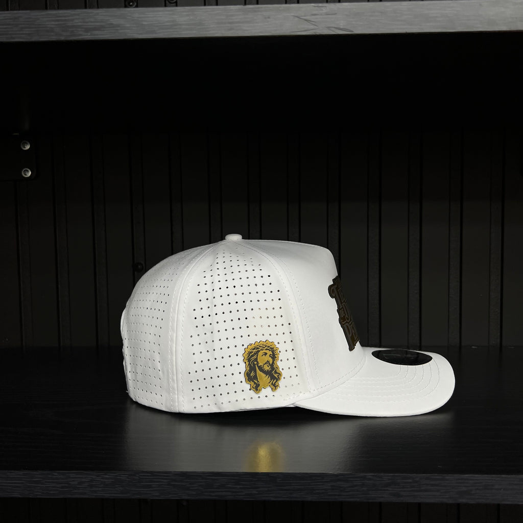 Los tiempos de Dios Gold Plate SnapBack hat