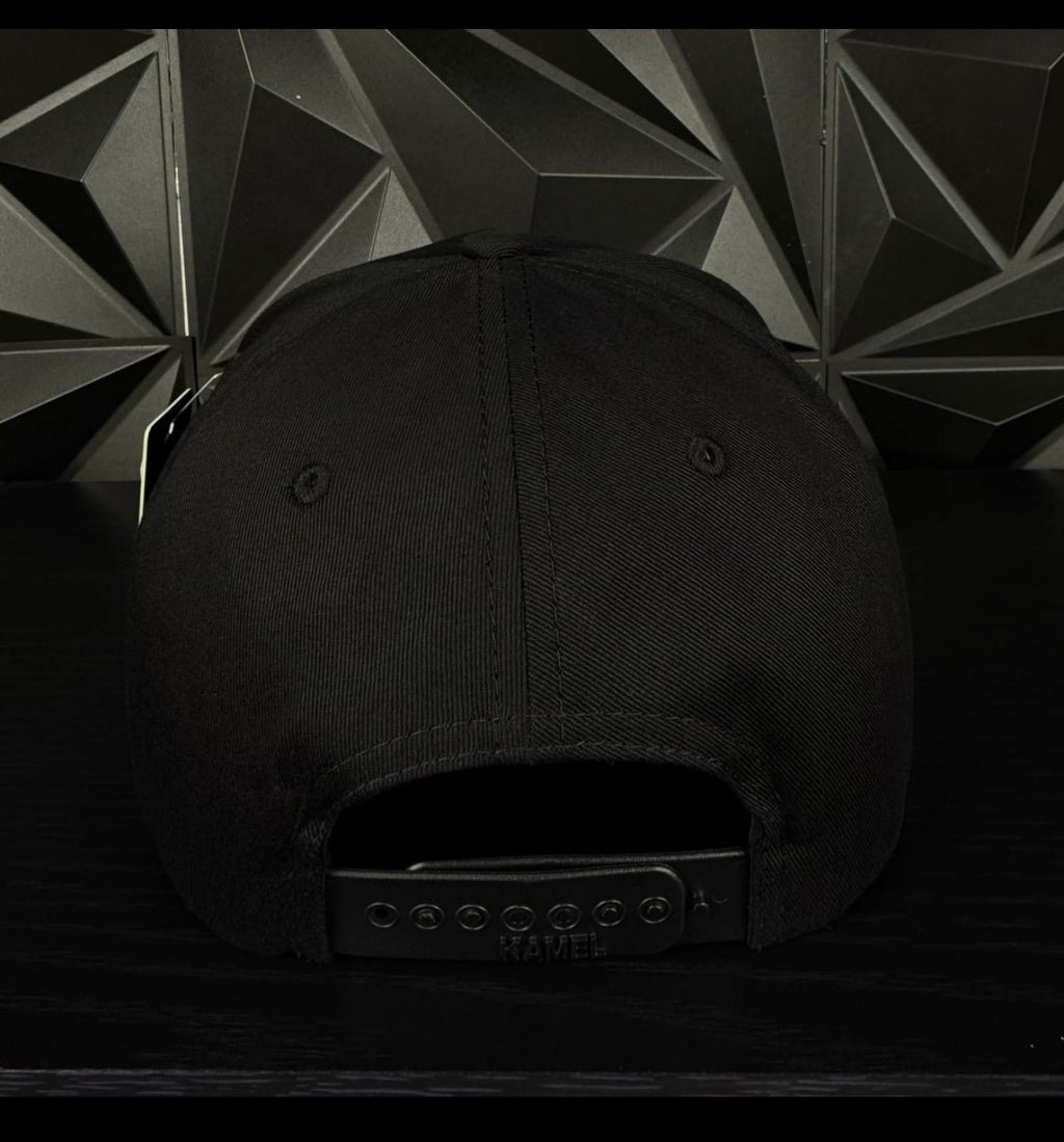True North pilot SnapBack hat- black