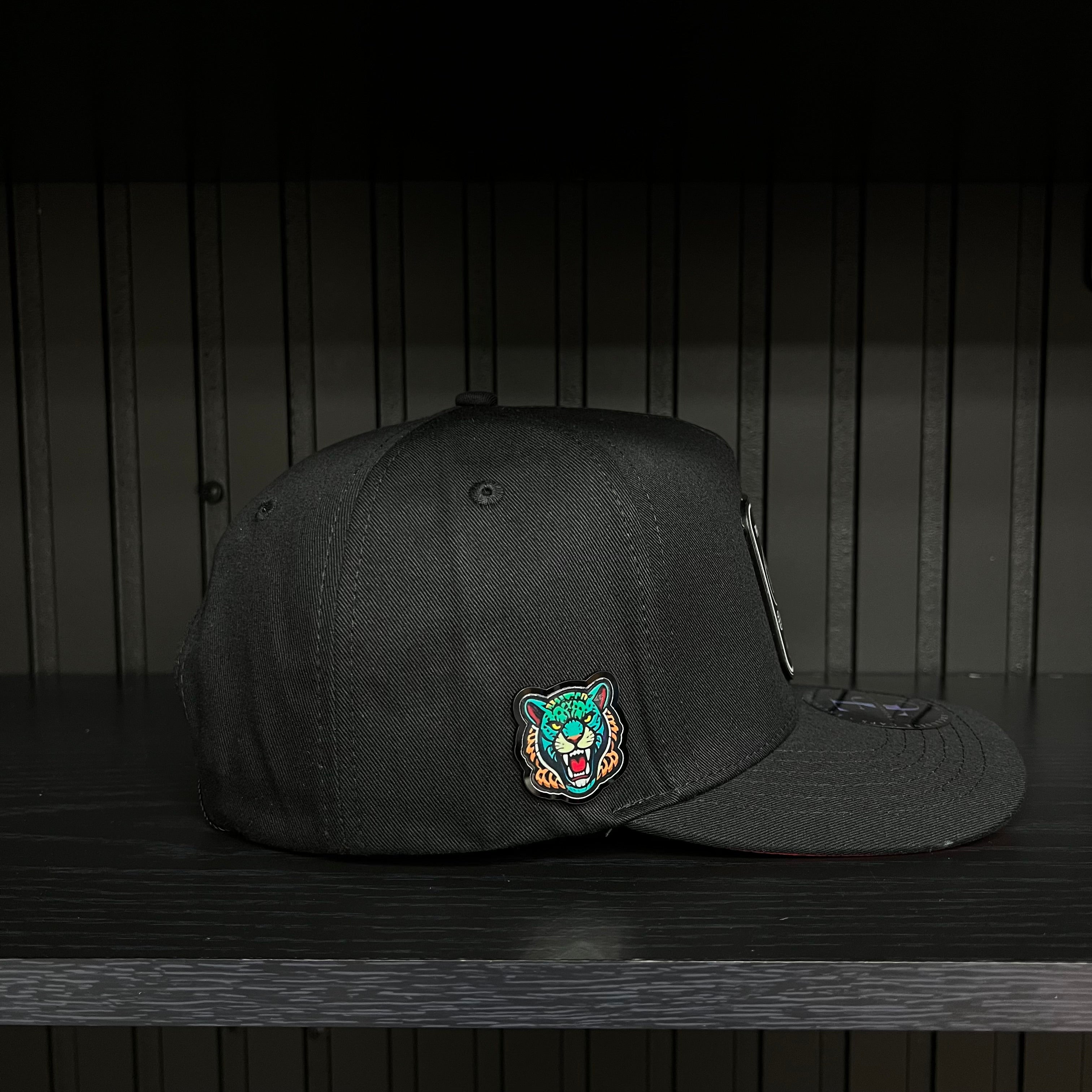 Exclusive Guerrero Private Flight SnapBack Hat - Black/Red Cotton Cap