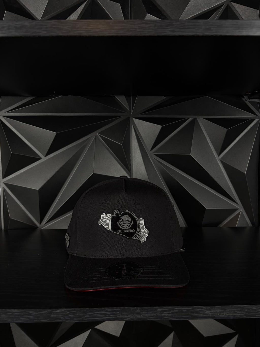 Guerrero México estado SnapBack Hat-Black/Red Visor Cotton Cap