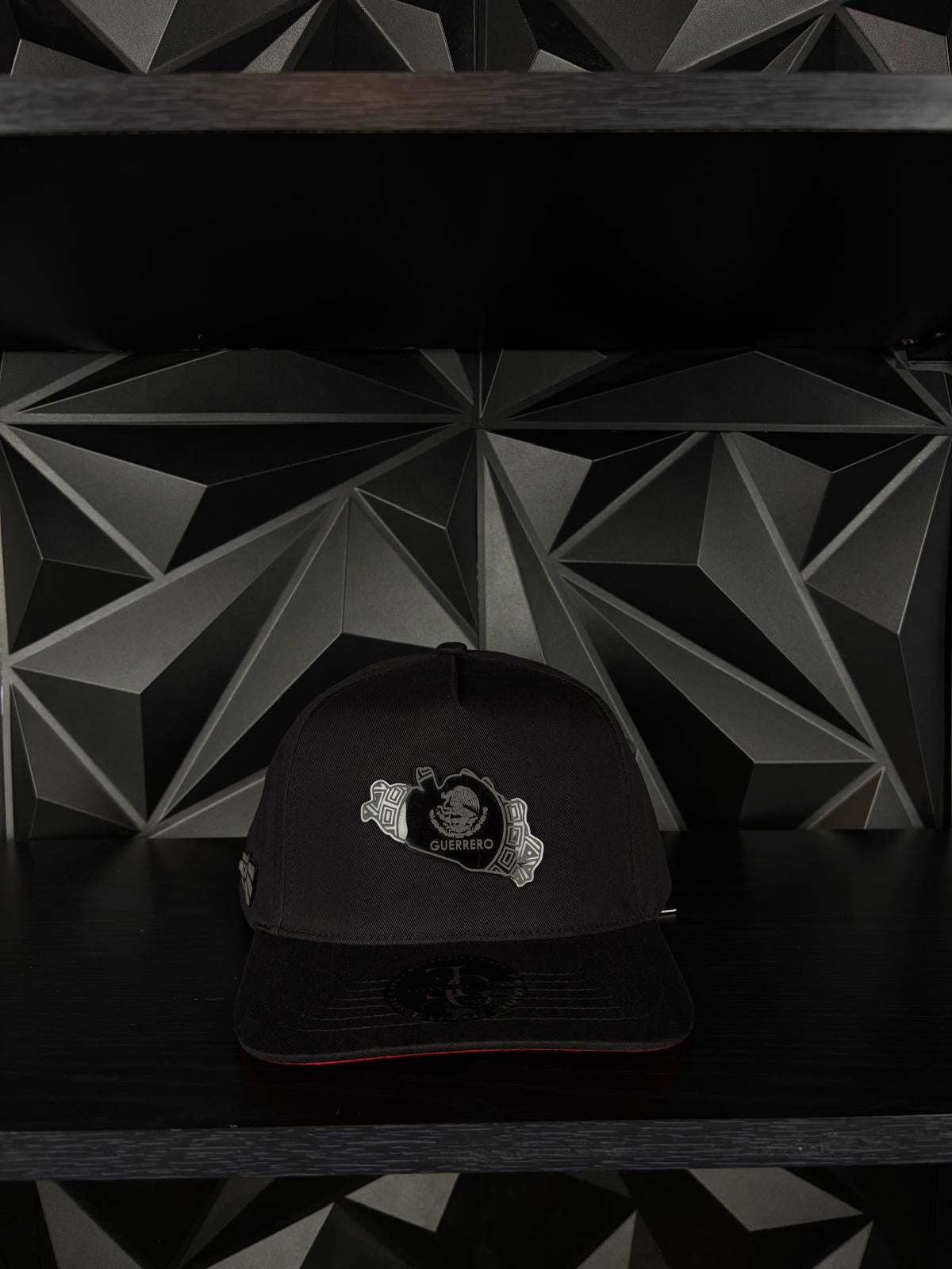 Guerrero México estado SnapBack Hat-Black/Red Visor Cotton Cap