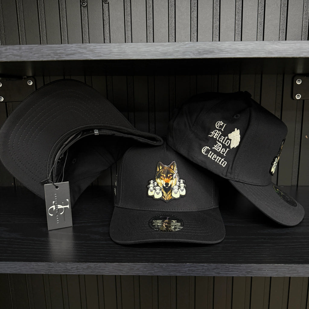 El Malo del Cuento Placa Snapback