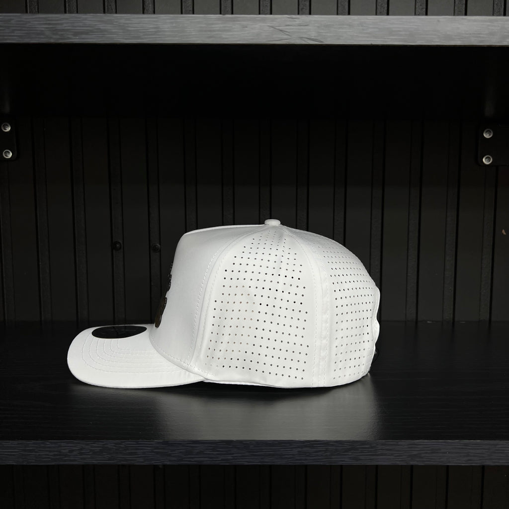 Los tiempos de Dios Gold Plate SnapBack hat