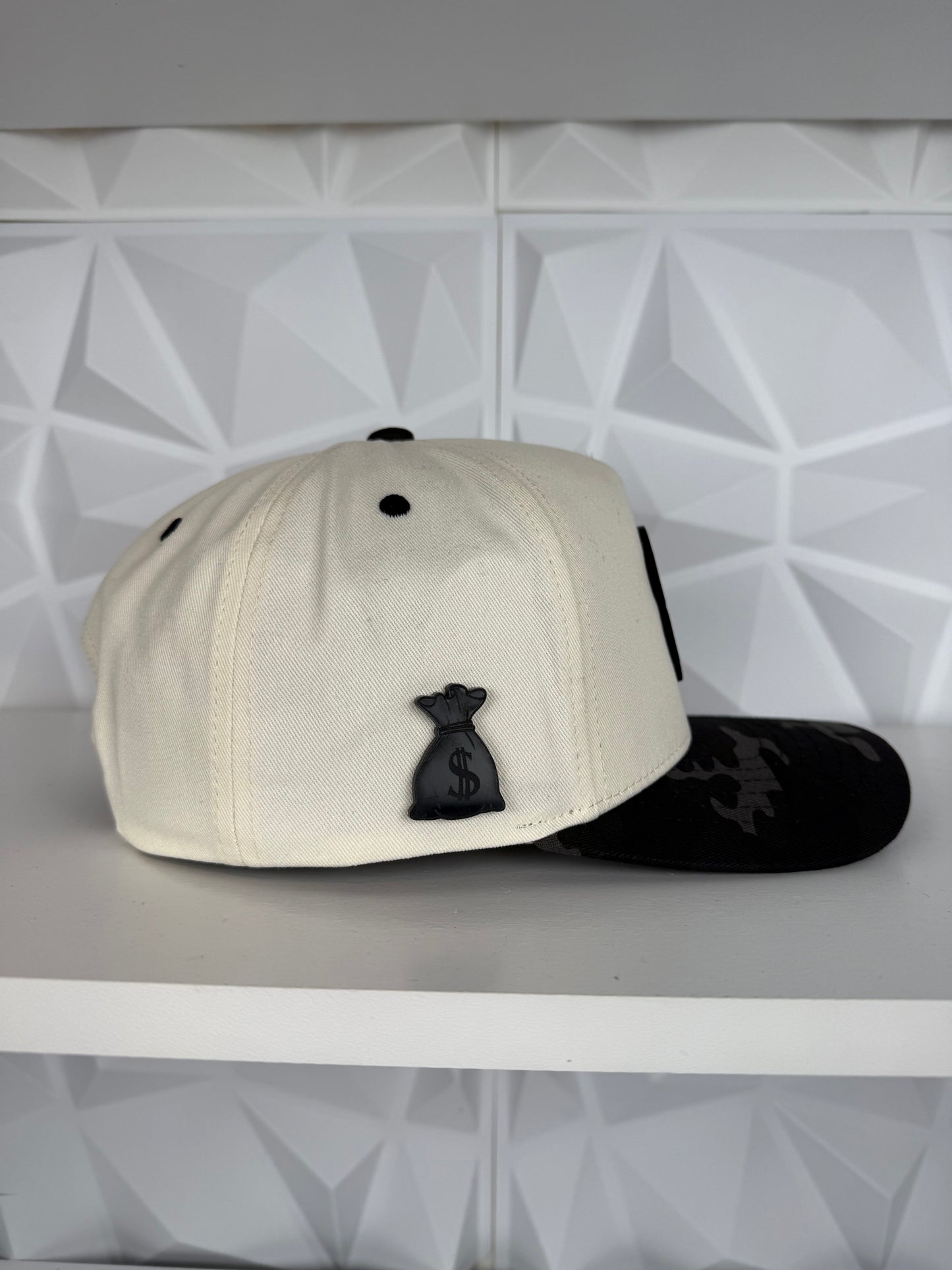 Trébol Placa SnapBack Gorra-Off withe