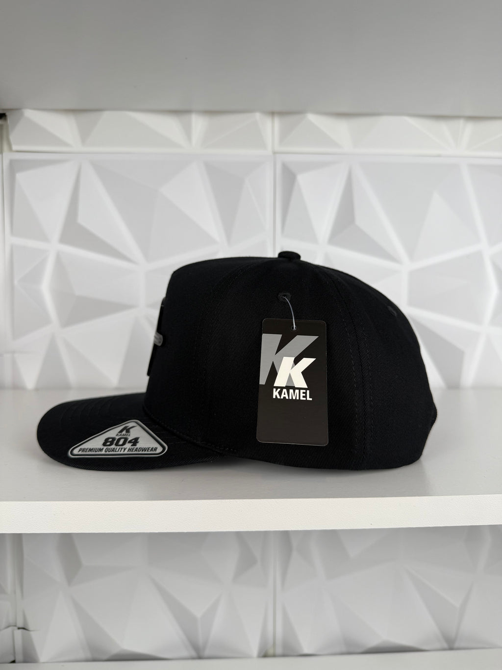Compass plane Plate SnapBack hat-Black