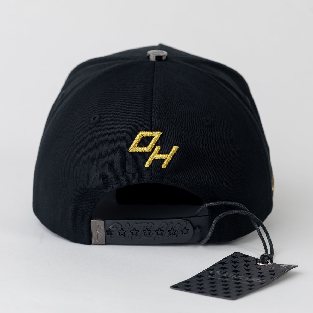 MF Black Cotton Cap/Suede Visor Snapback-Outlaw Hats