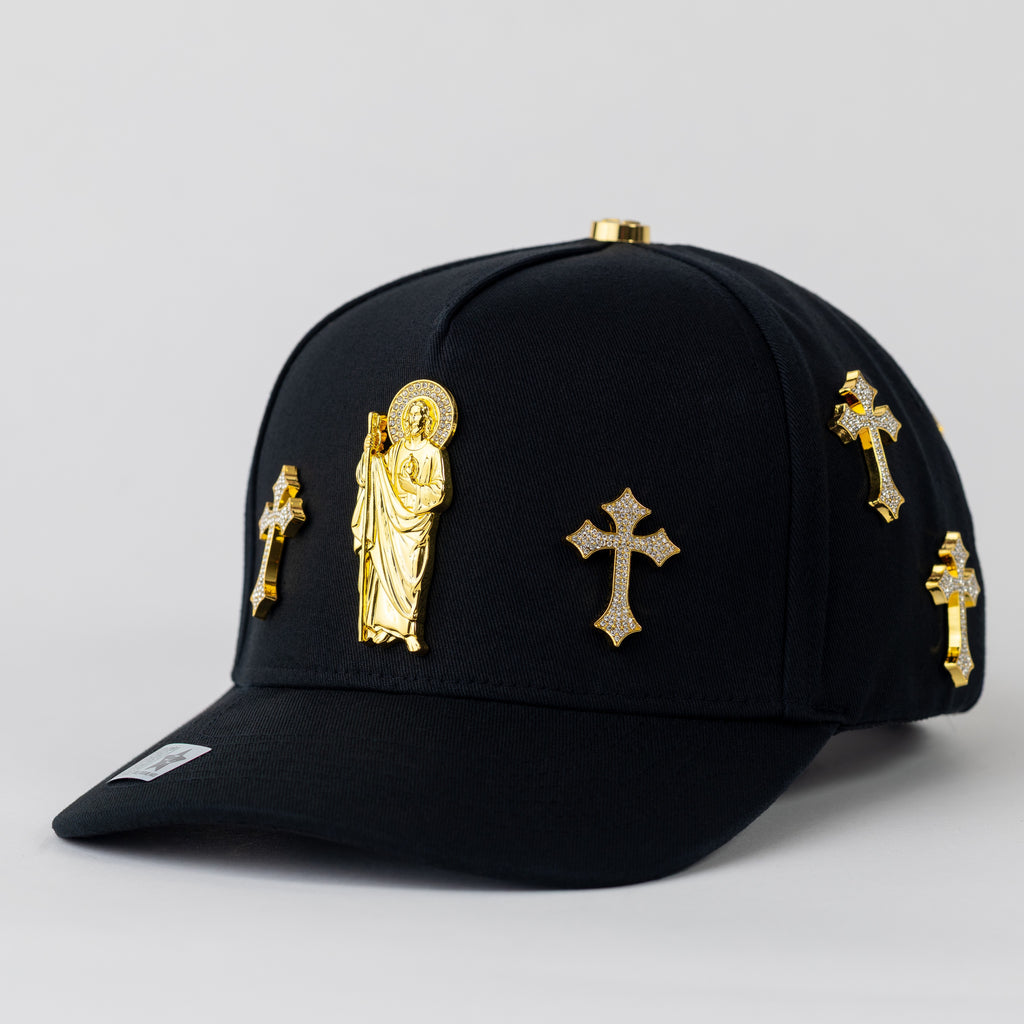 SAN JUDAS - THE SAINT - GOLDEN CROSS - OUTLAW HATS