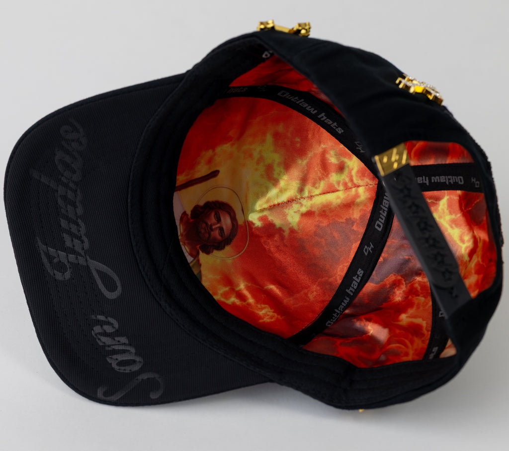 SAN JUDAS - THE SAINT - GOLDEN CROSS - OUTLAW HATS
