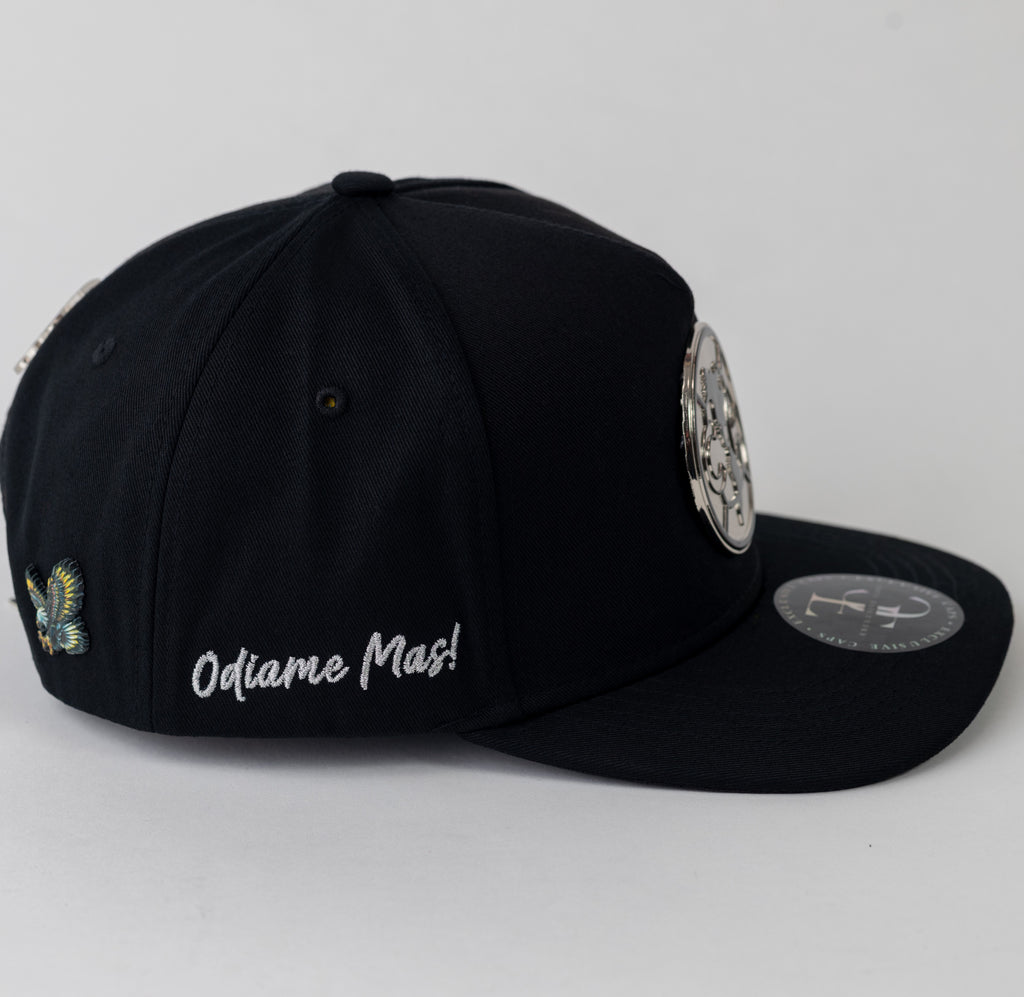 Exclusive CA Metal Plate Snapback Hat
