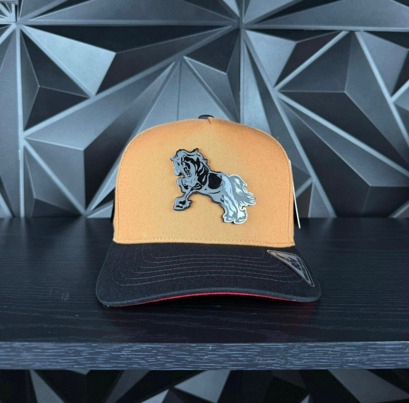 Caballo plate SnapBack hat - brown