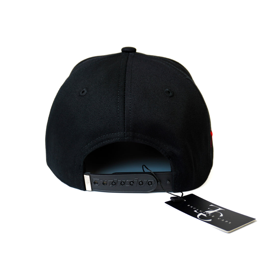 Diablo Rojo SnapBack Hat- Black Visor Snake
