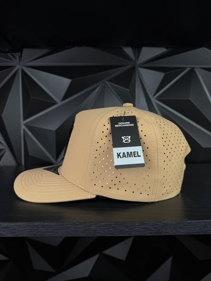 Calavera Placa SnapBack Gorra- kakhi hydro