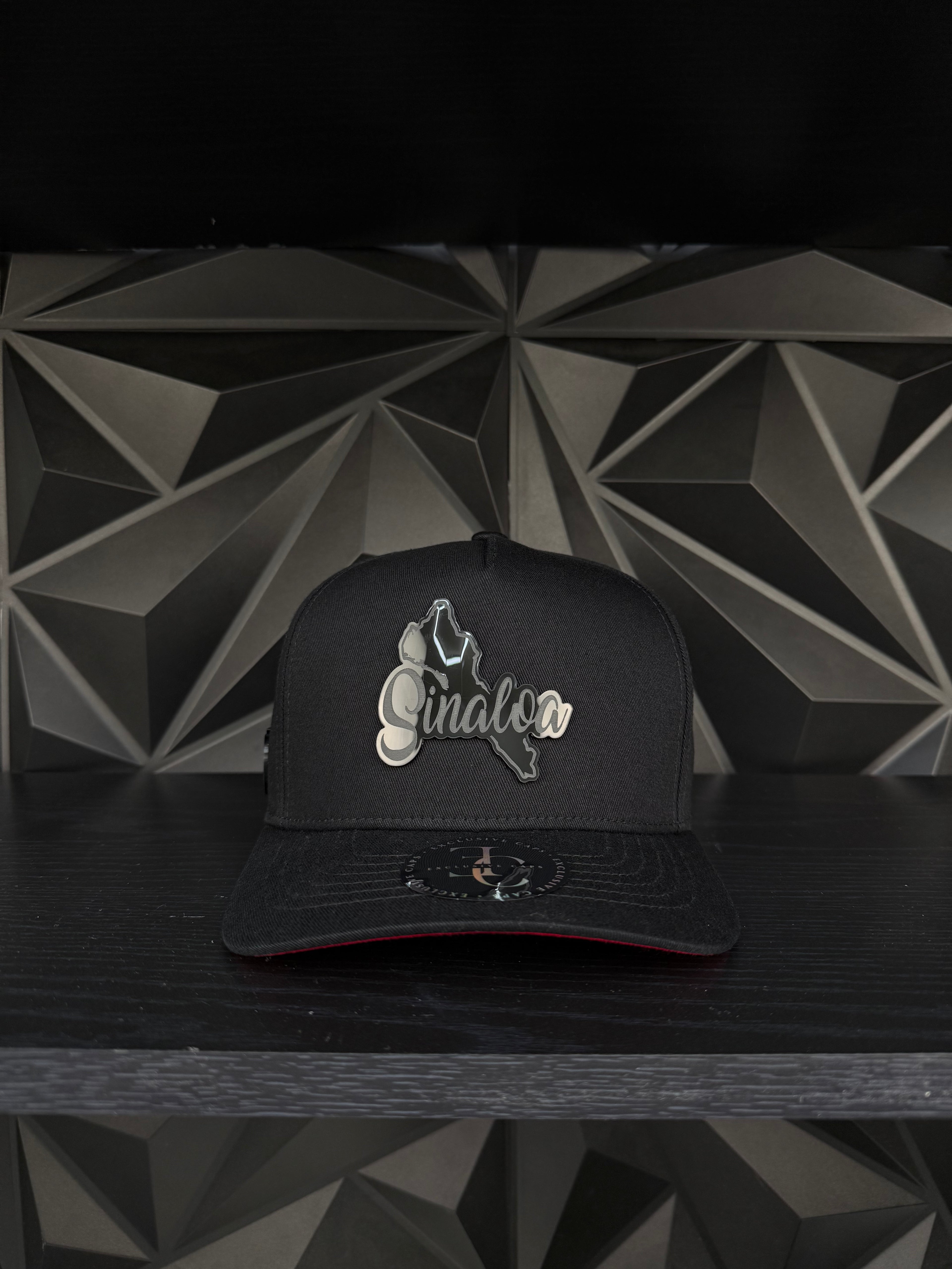 Sinaloa México SnapBack hat-black/red