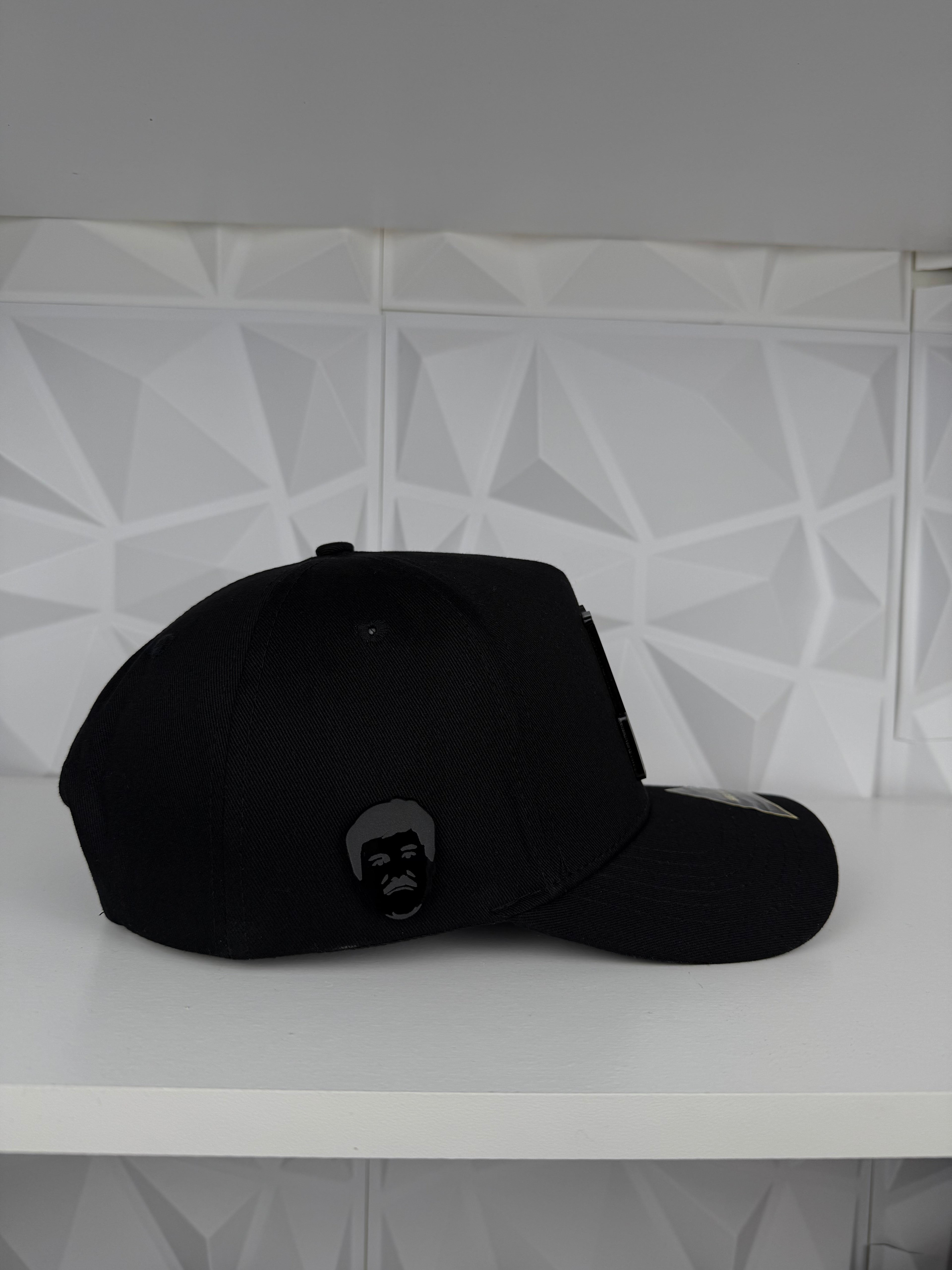 JGL Placa SnapBack Gorra-Negra