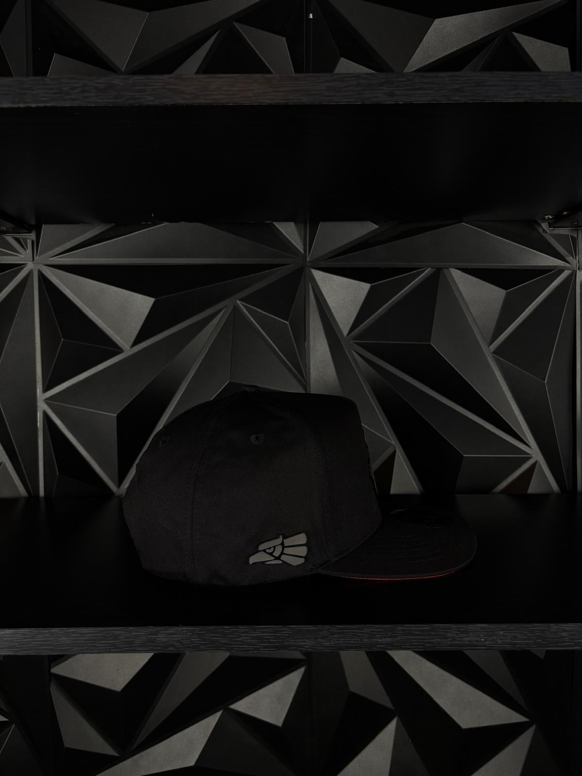 Querétaro México estado SnapBack Hat-Black/Red Visor Cotton Cap