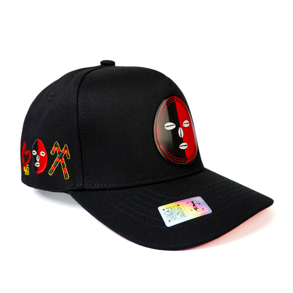 Elegua Exclusive Caps SnapBack Hat-Black/Red