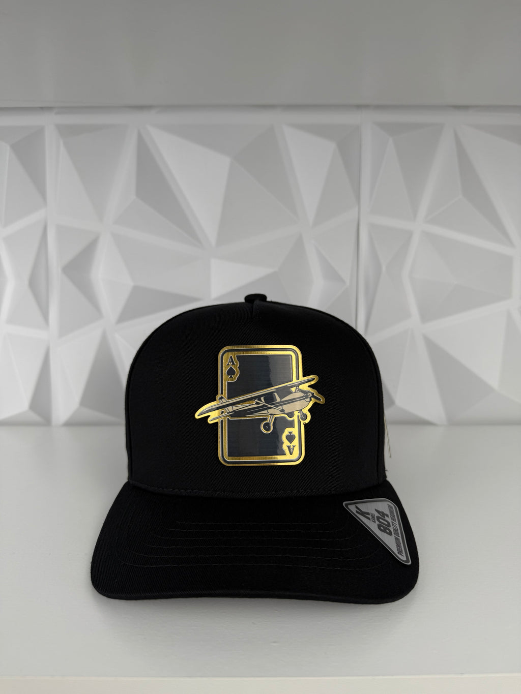 Ace Piloto SnapBack gorra-negra