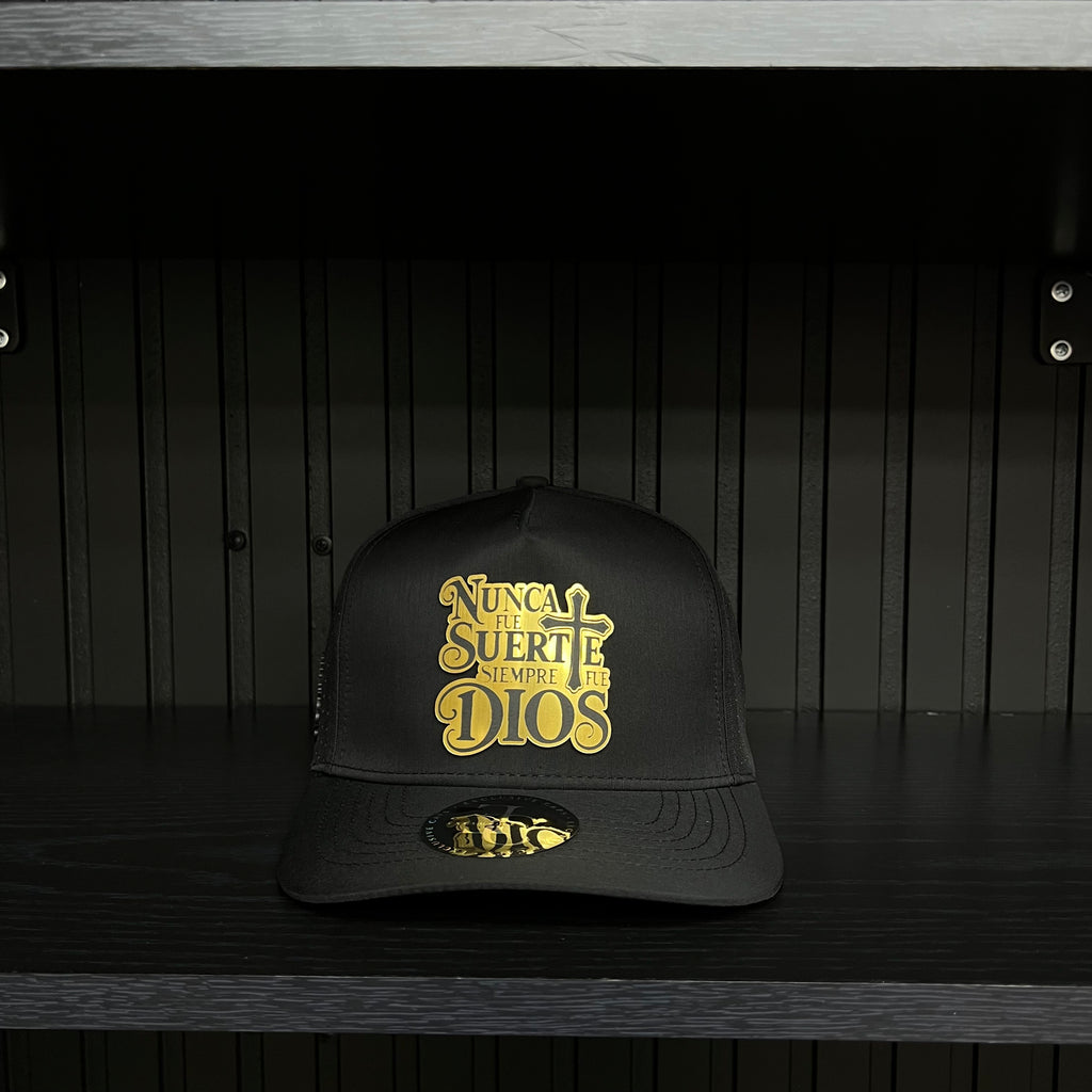 Nunca fue Suerte Gold plate SnapBack Hat