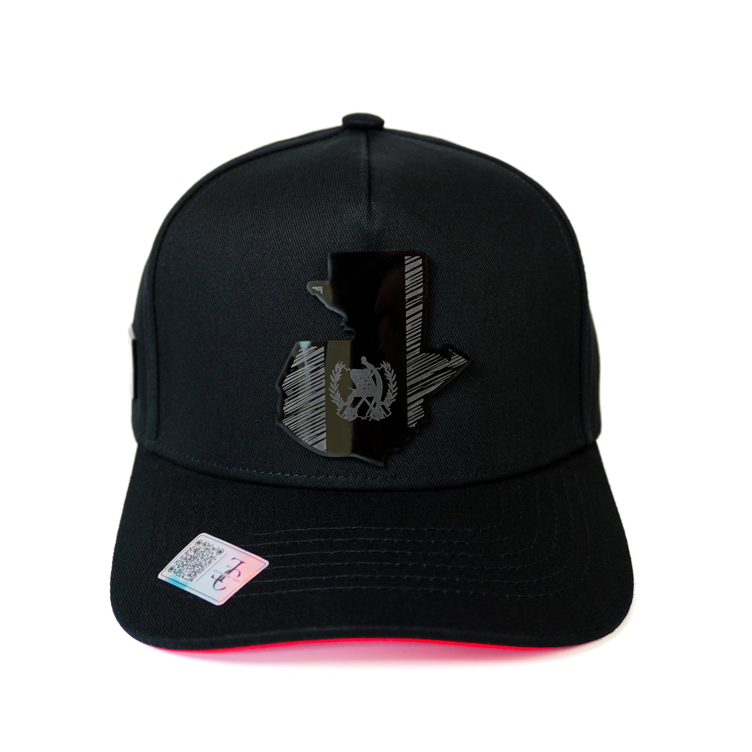 Guatemala SnapBack Hat-Black/Red