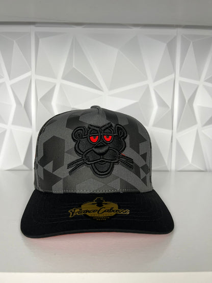 Black Panther SnapBack Hat- Grey Camo