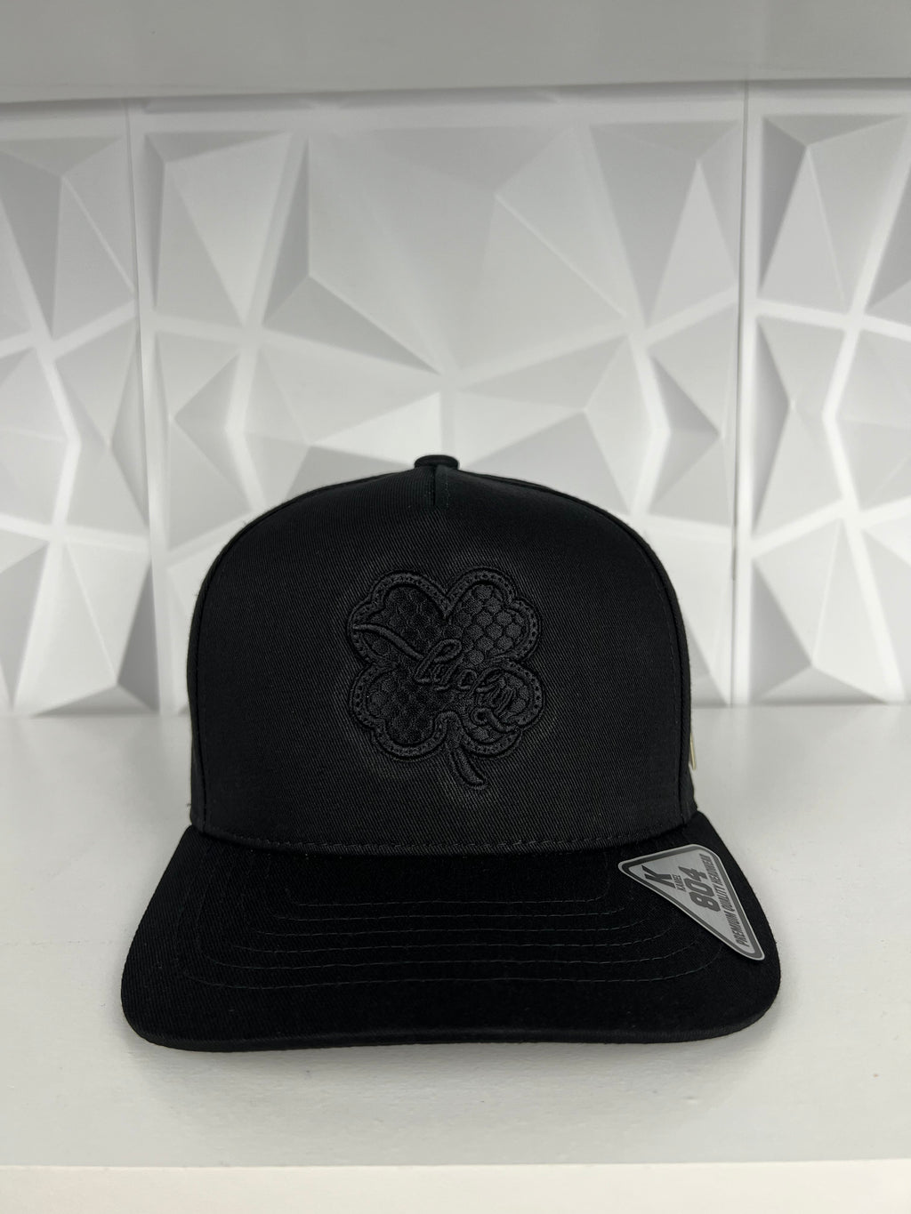 Trébol lucky SnapBack gorra- negra