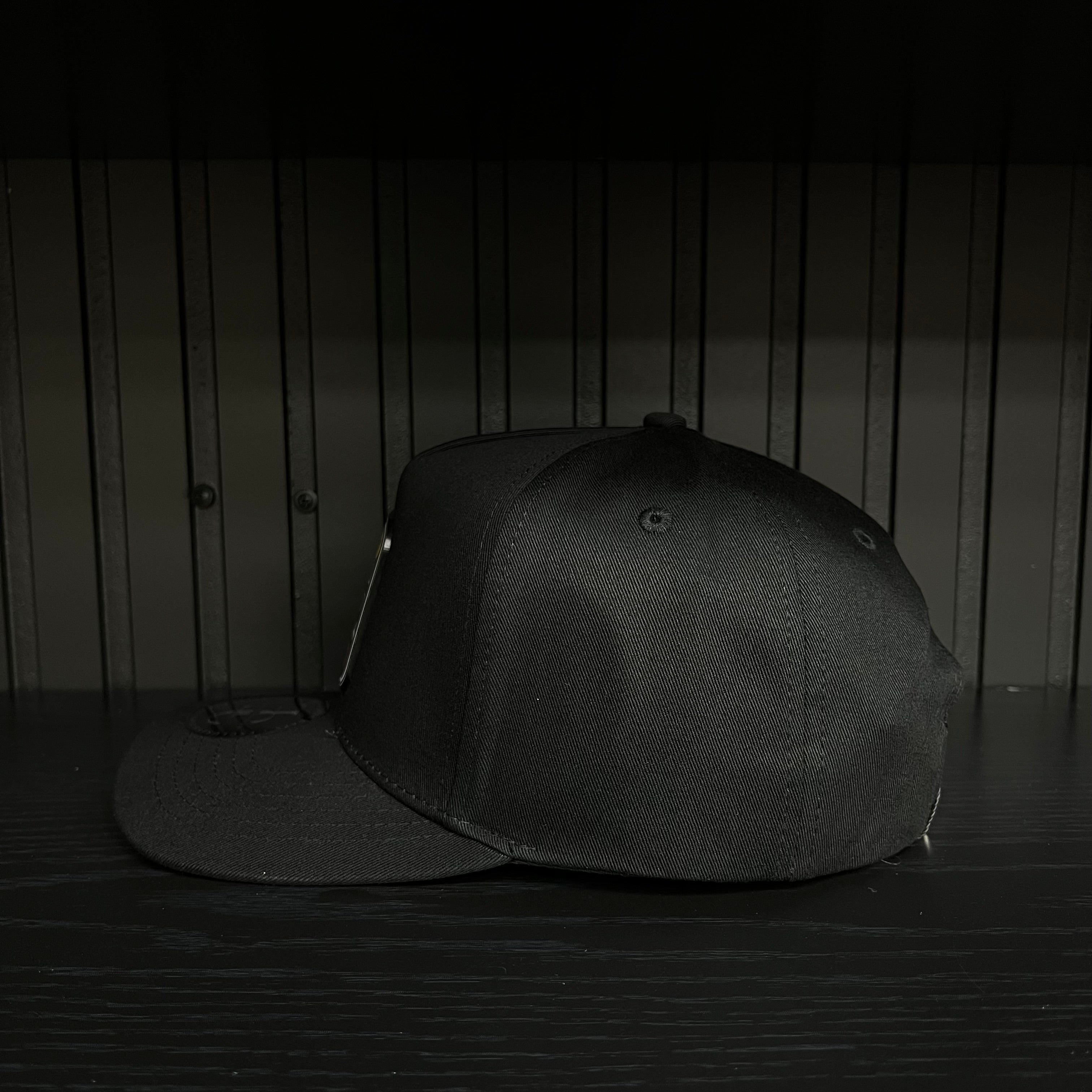 Exclusive Zacatecas Private Flight SnapBack Hat - Black/Red Cotton Cap