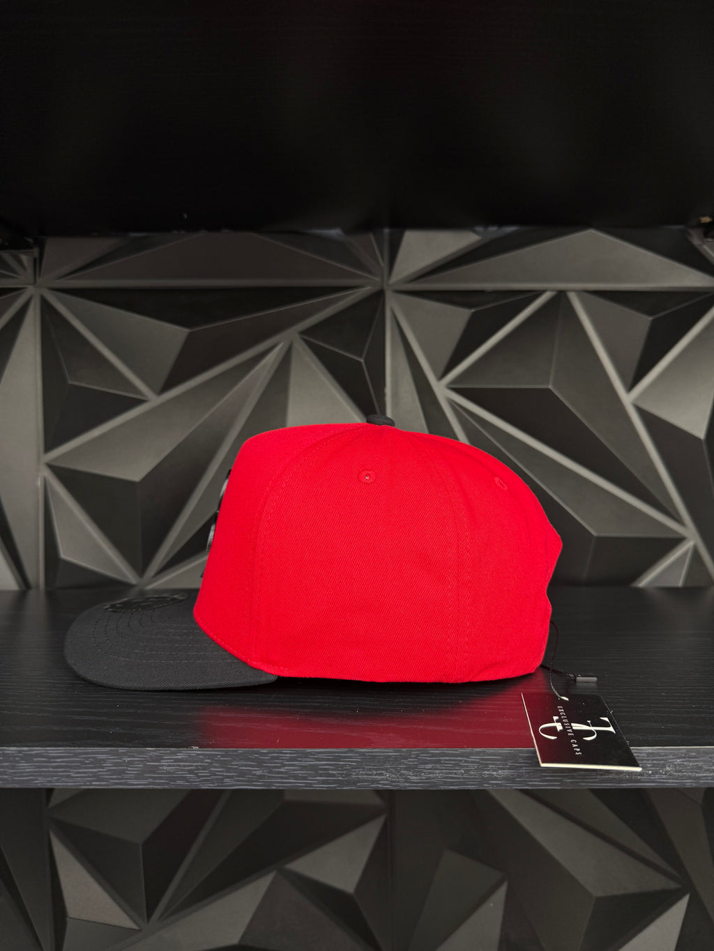 México plate SnapBack hat-Red/black