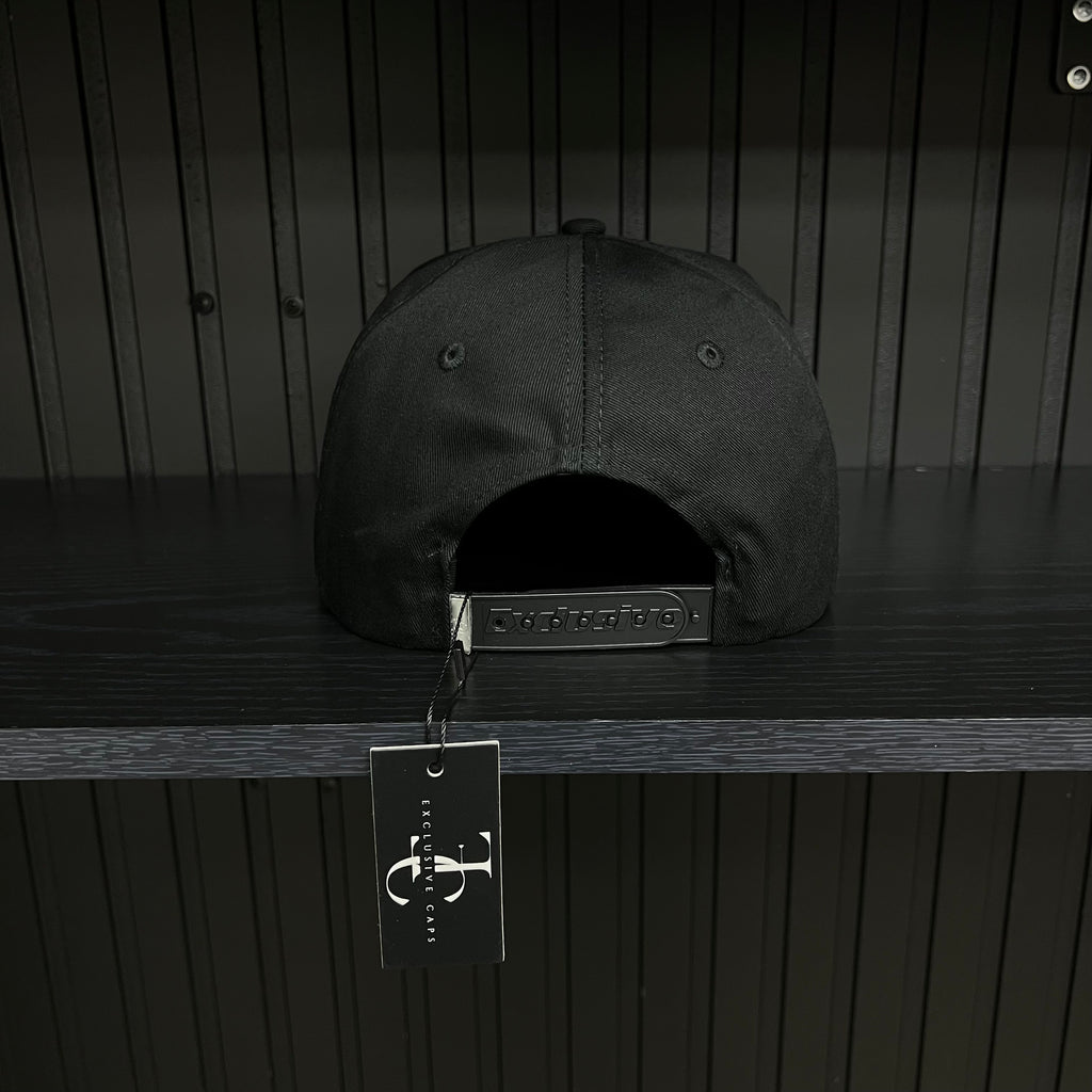 Exclusive Chihuahua Private Flight SnapBack Hat - Black/Red Cotton Cap