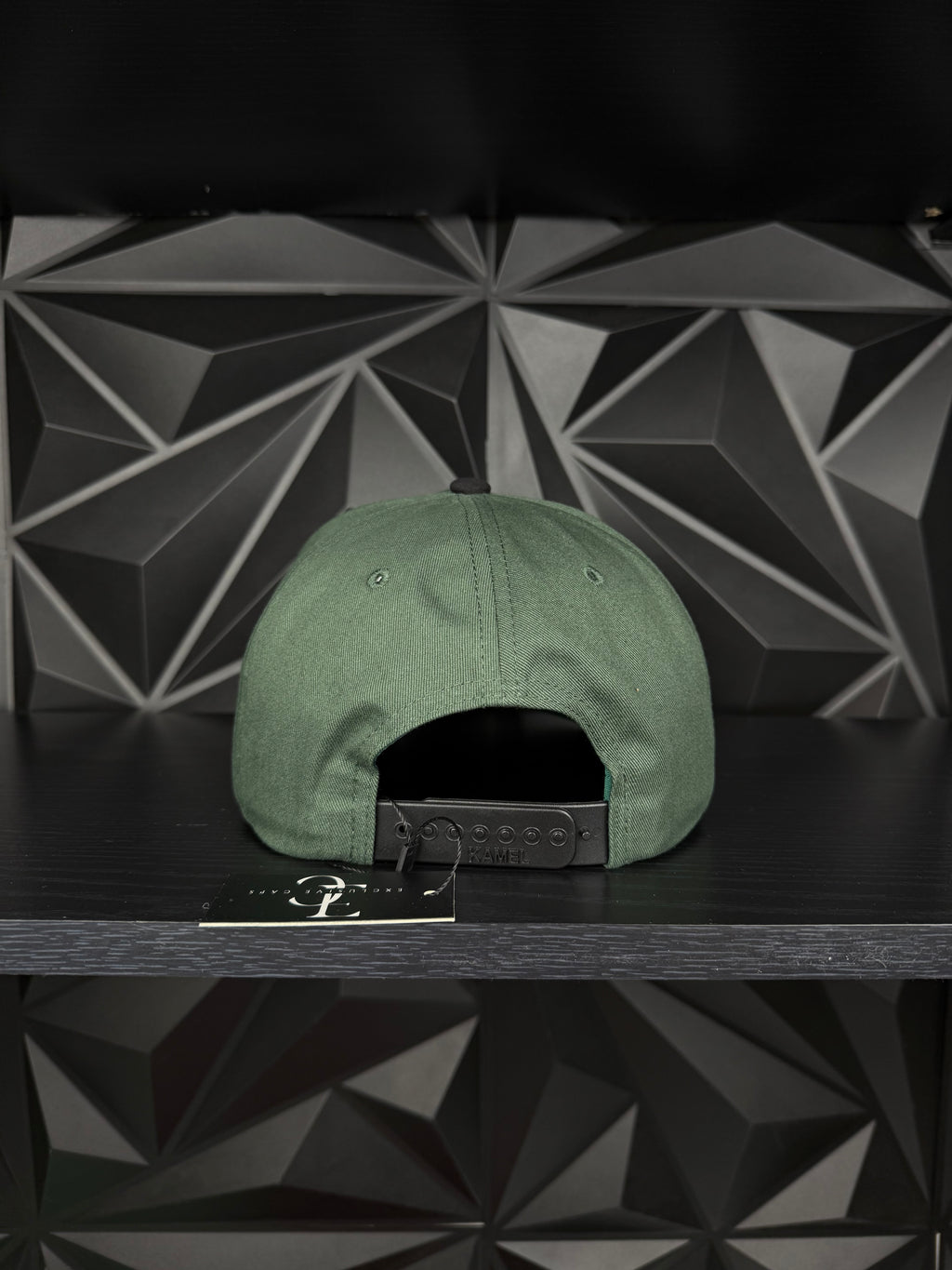 Compass Plane SnapBack Gorra-Verde/Negra