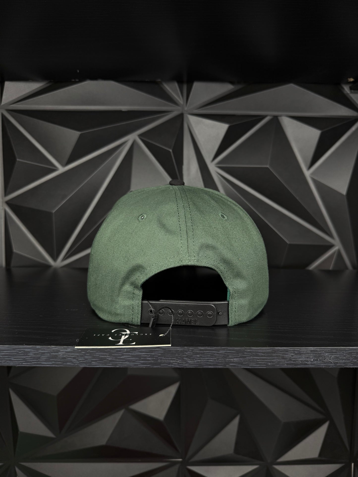 Compass Plane SnapBack Gorra-Verde/Negra