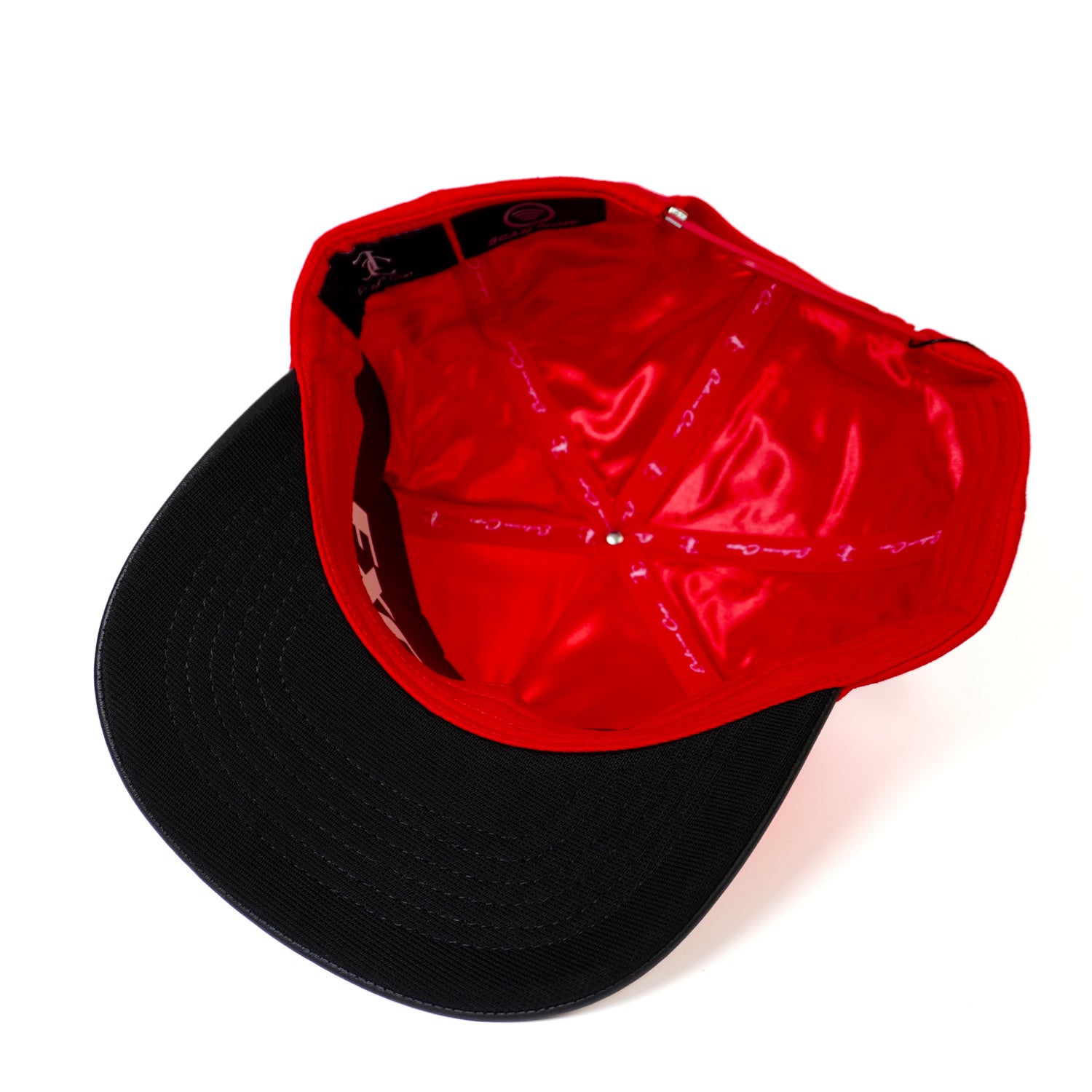Diablo Rojo SnapBack Hat- Red/Black Visor Leather
