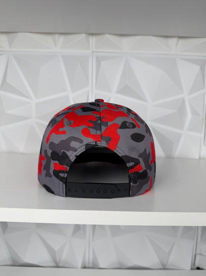 Backpack boyz SnapBack hat-burgundy camo