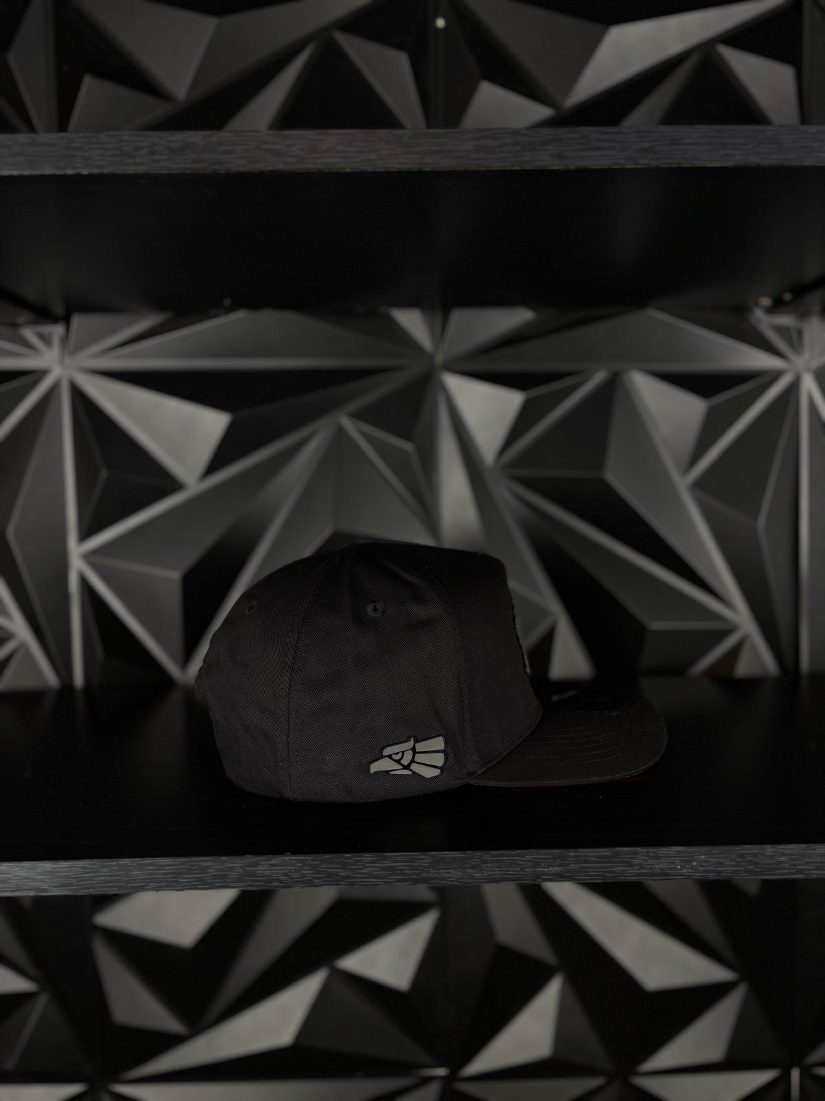 Oaxaca México estado SnapBack Hat-Black/Red Visor Cotton Cap