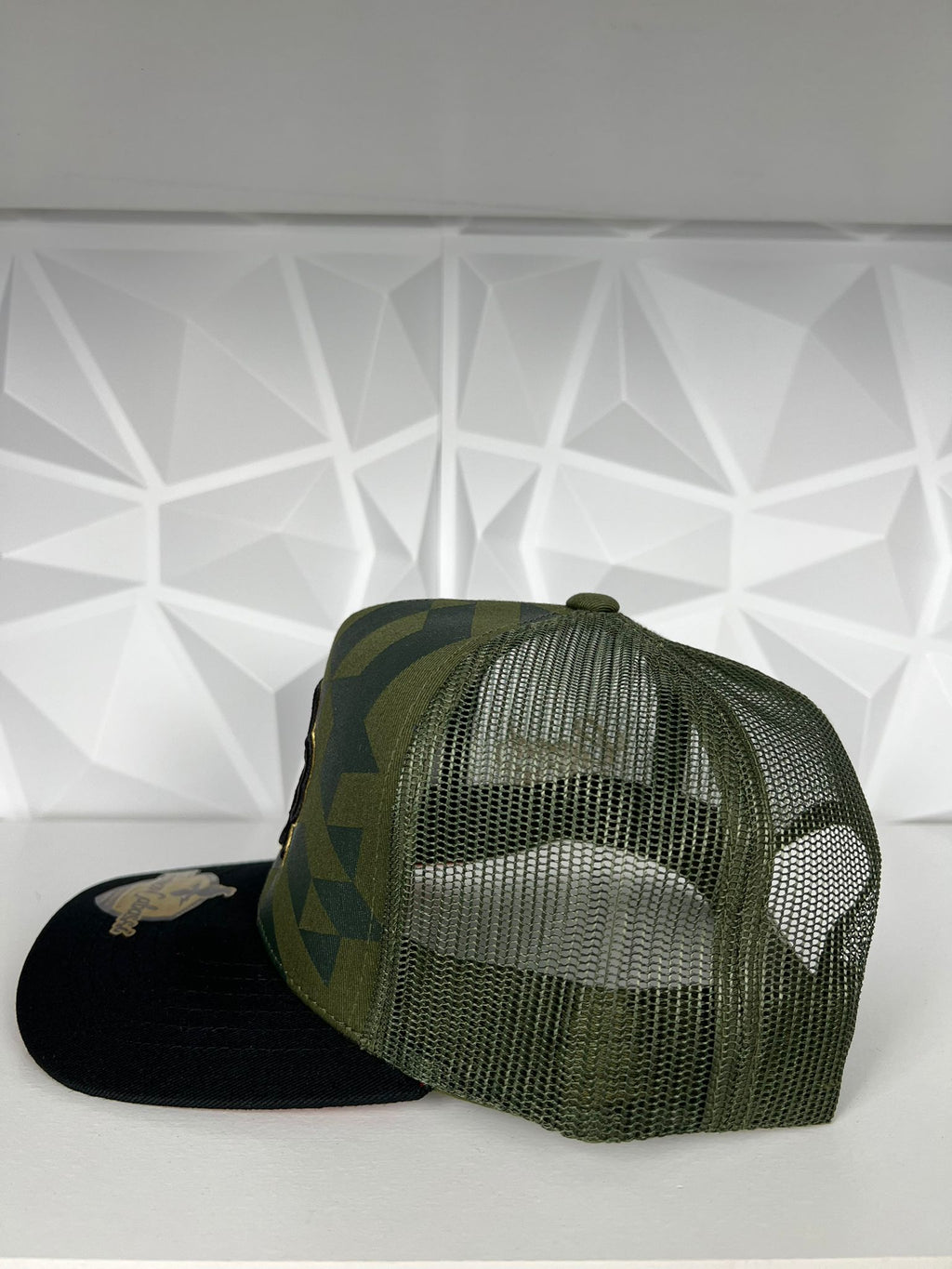 Trébol SnapBack gorra- verde camuflaje