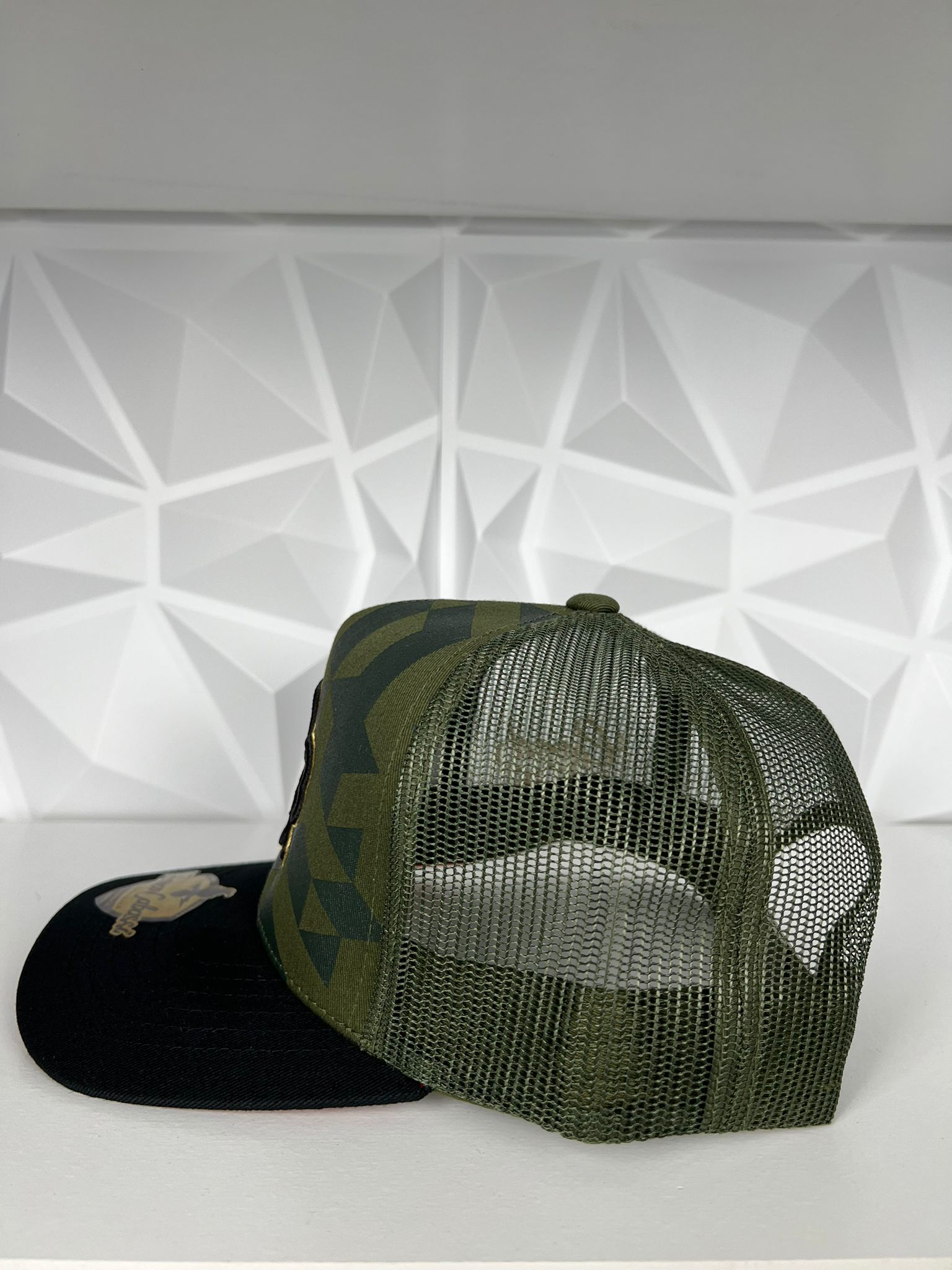 Trébol SnapBack gorra- verde camuflaje