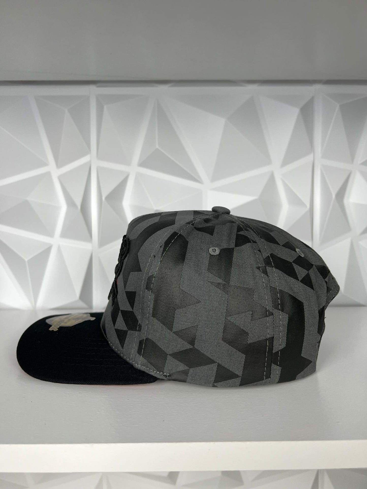 Black Panther SnapBack Hat- Grey Camo