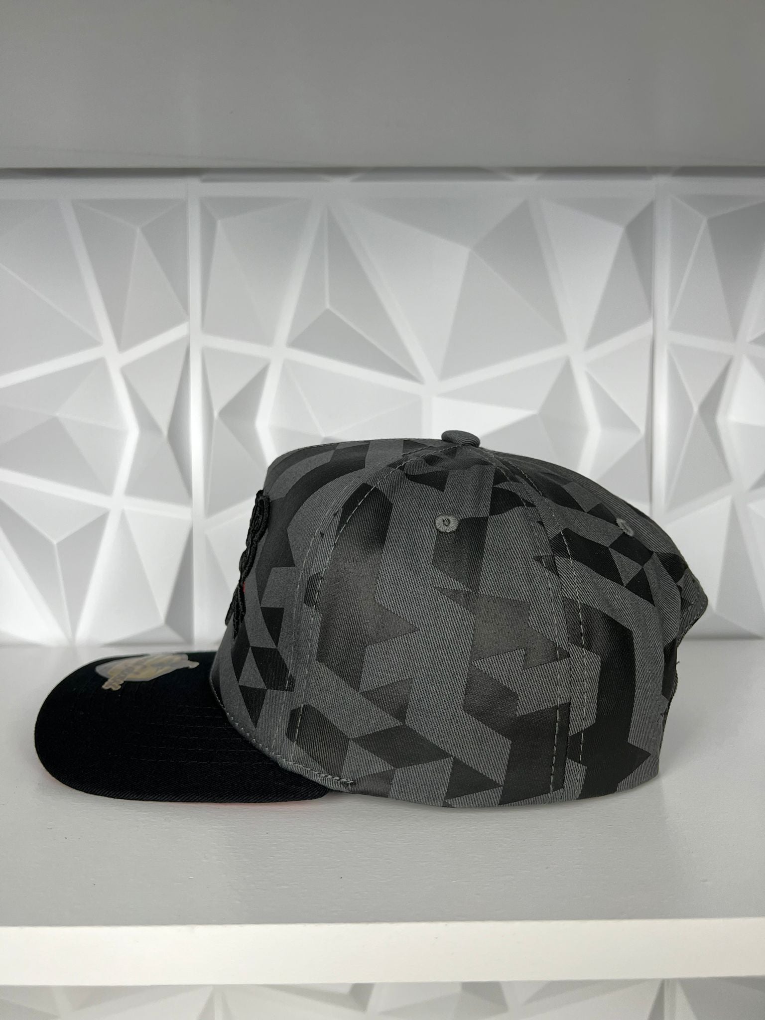 Black Panther SnapBack Hat- Grey Camo