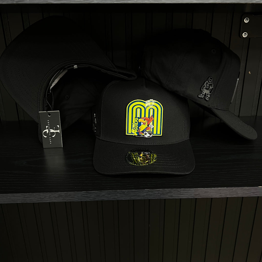 Club América Color M de México Snapback — Negro