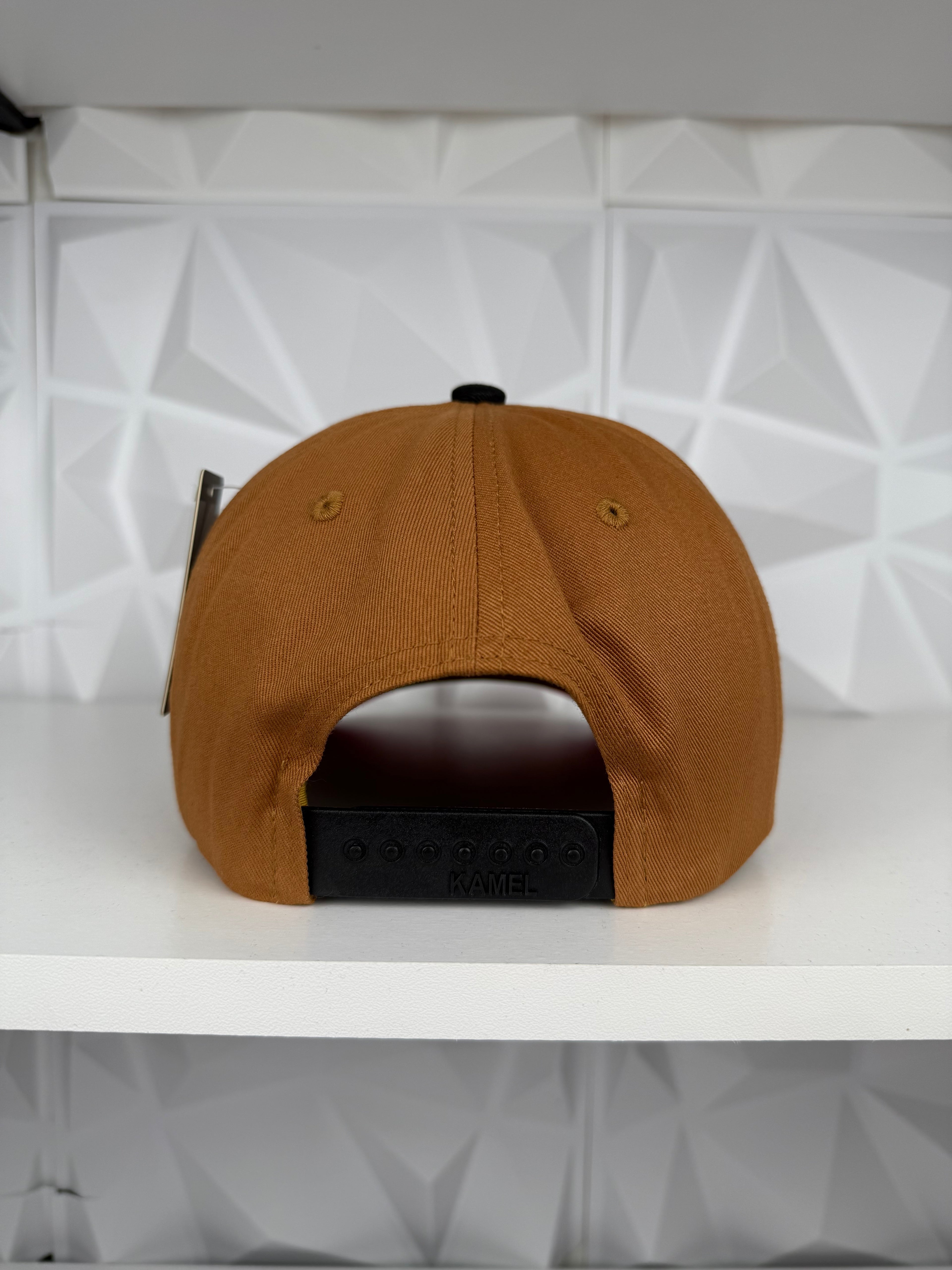 Gallo black plate SnapBack hat-Brown/black